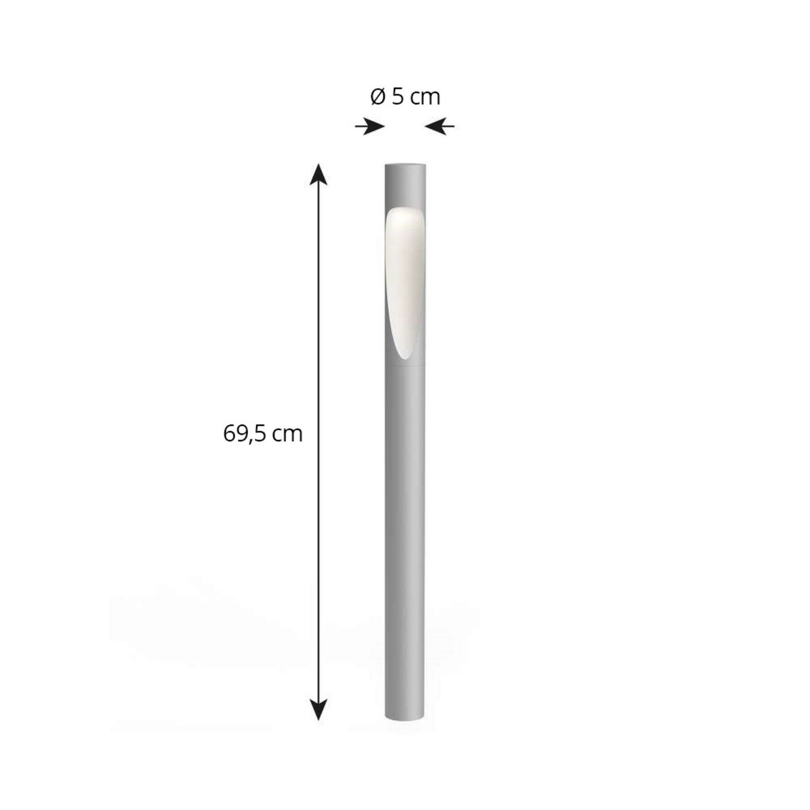 Flindt Garden LED Garden Lamp Long 2700K w/Spike + Connector Alu - Louis Poulsen Flindt Garden LED Garden Lamp Long 2700K w/Spike + Connector Alu - Louis Poulsen