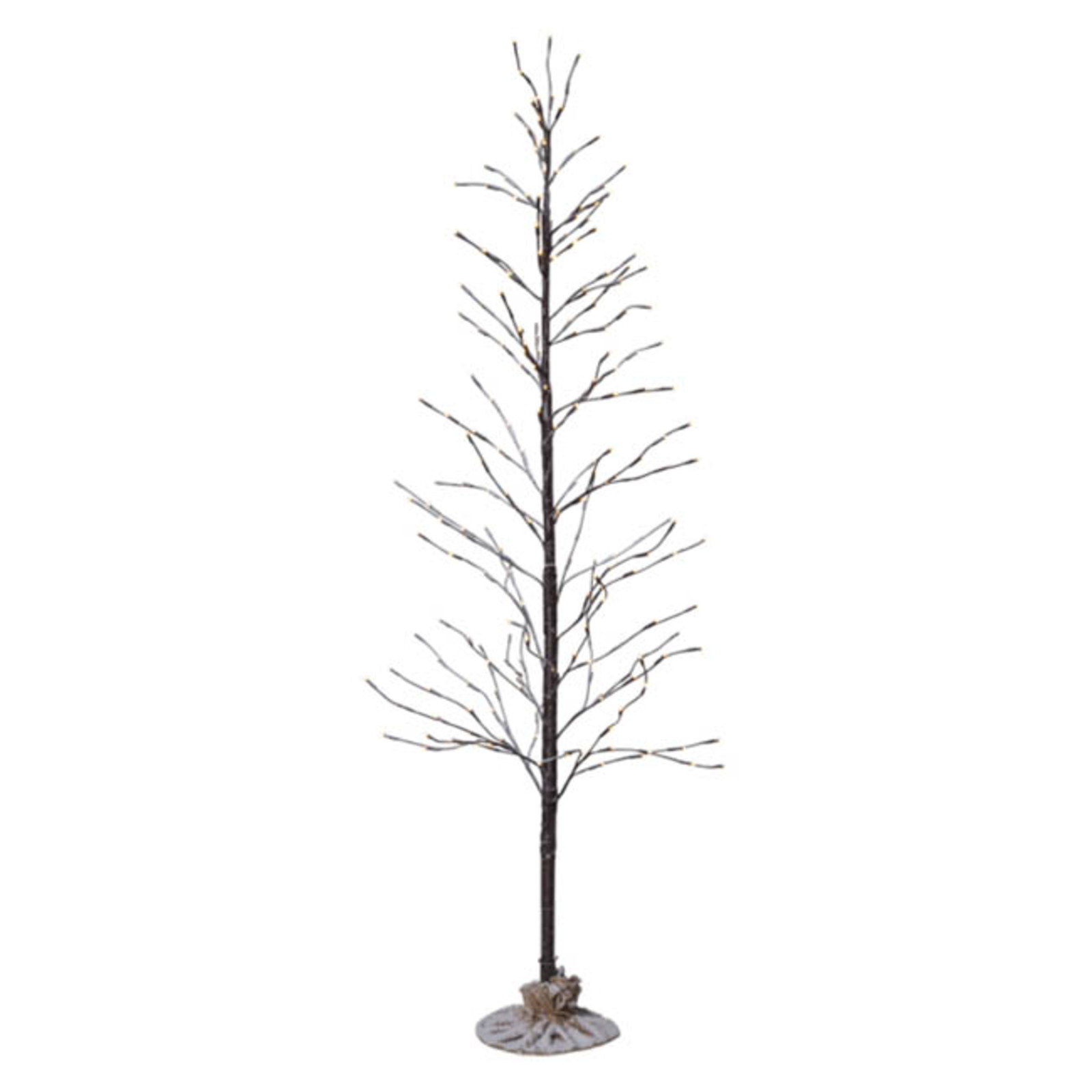 LED árbol decorativo Tobby Tree IP44 marrón altura 150cm