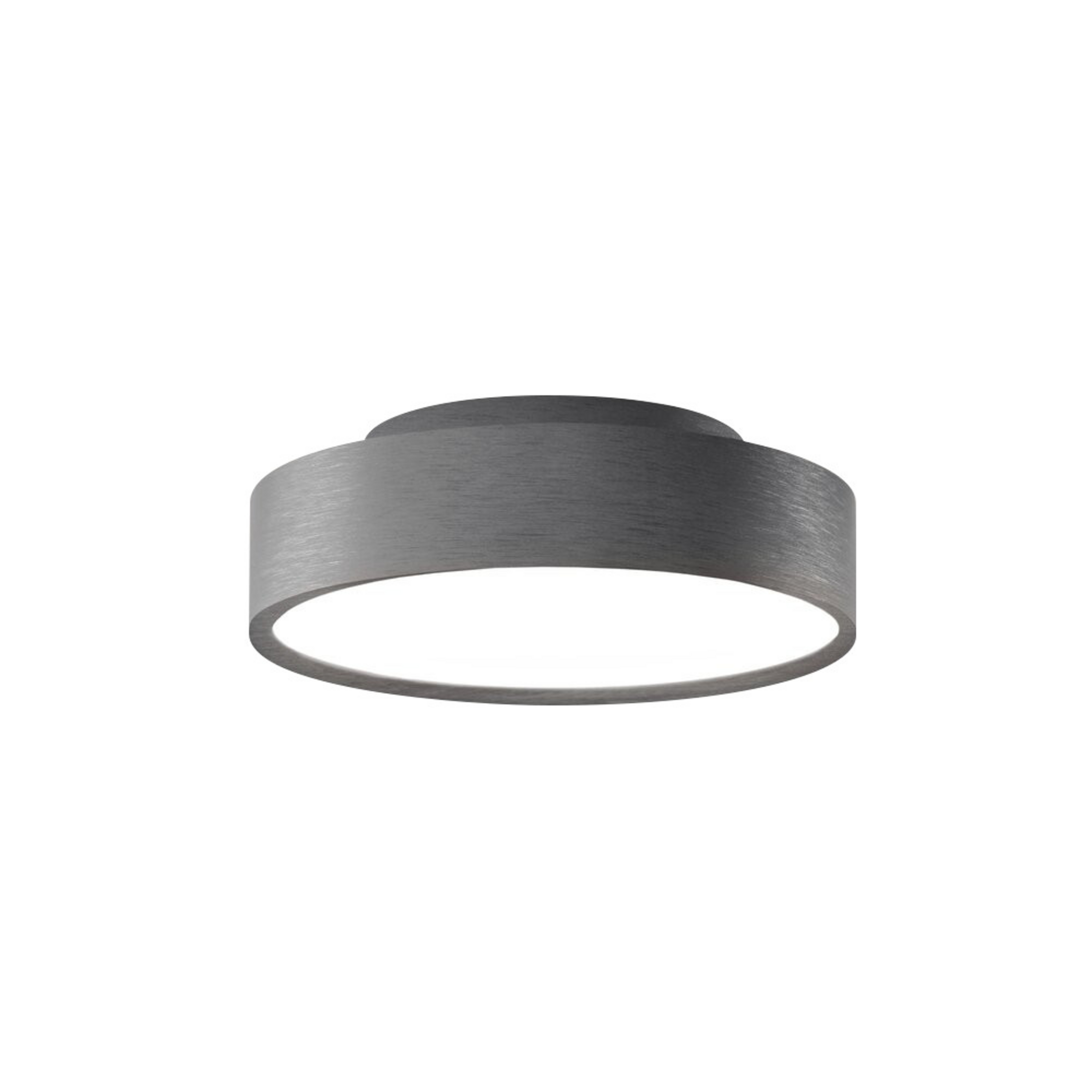 Plafón Shadow 2, IP54, 6,5 cm, plateada - LIGHT-POINT