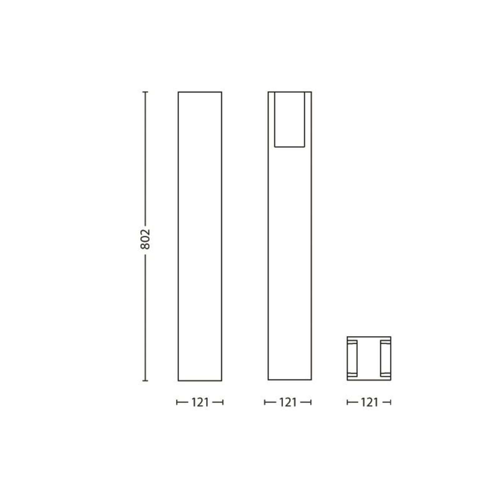 Philips myGarden Bridge borne E27 anthracite