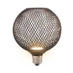 OSRAM Decor LED Flat Globe E27 3.5W preto 2,700K metal