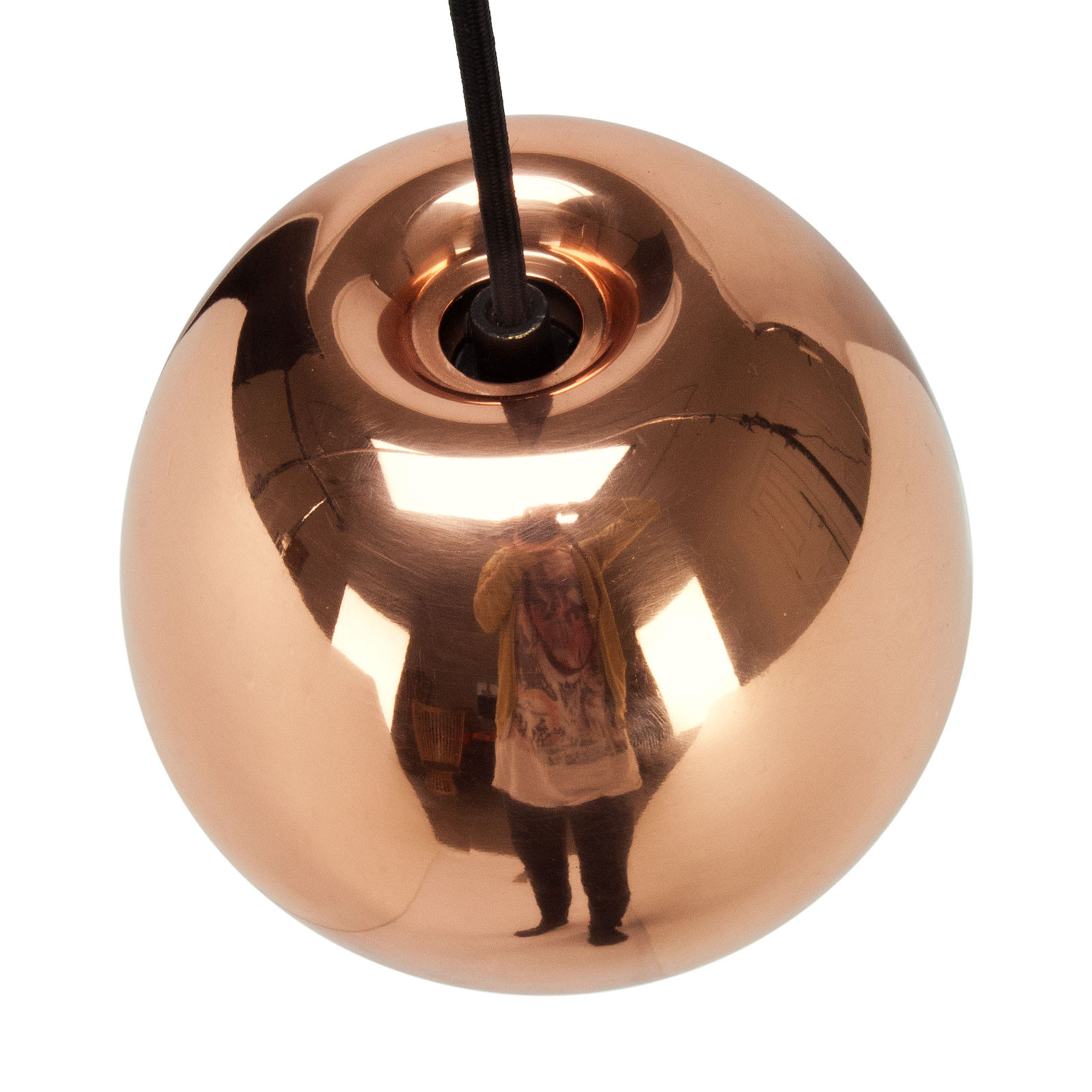 Tom Dixon Void Mini lampă pendul LED Ø15cm cupru - Camera de zi / sufragerie - design - Metal