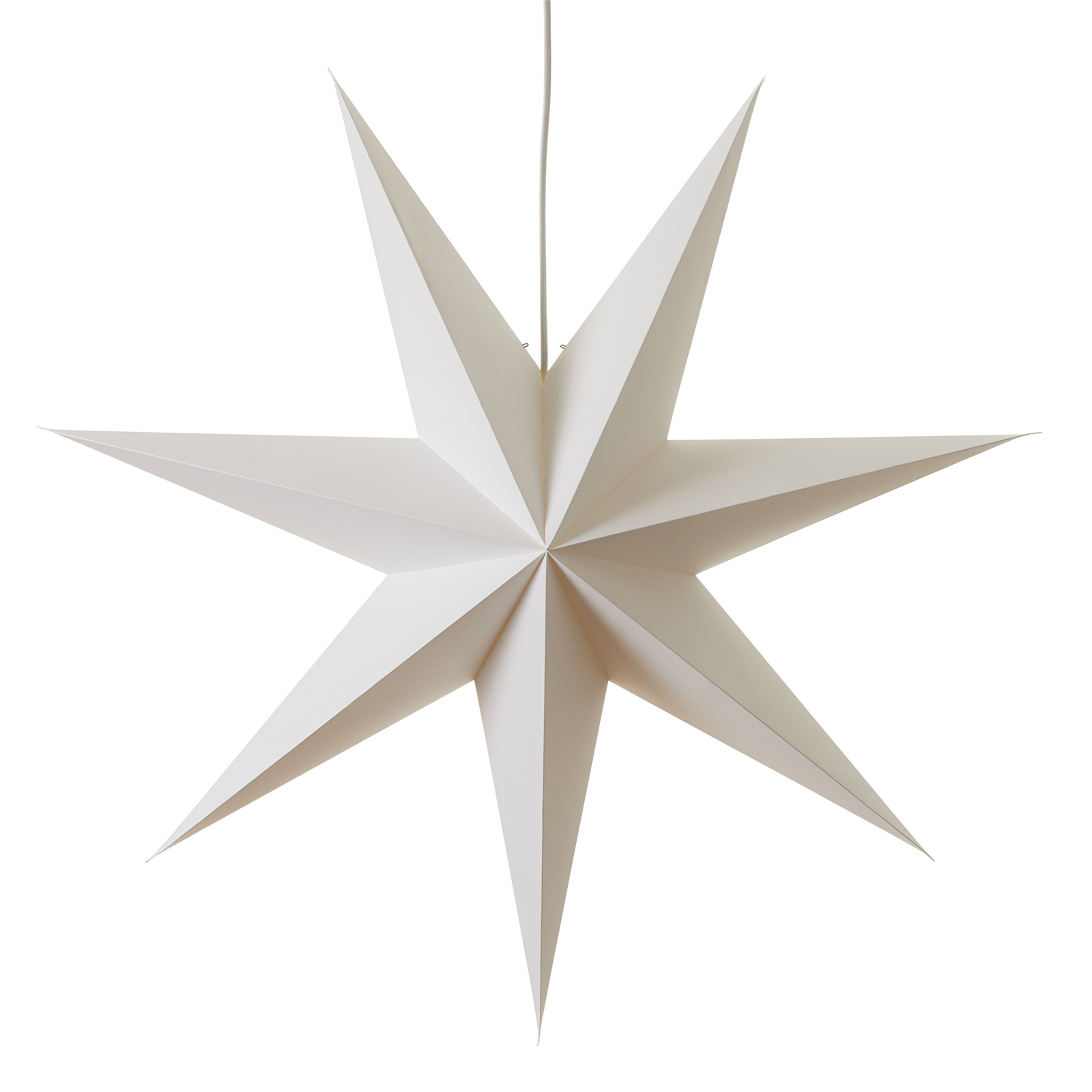 Estrela de papel Duva para pendurar, 75 cm