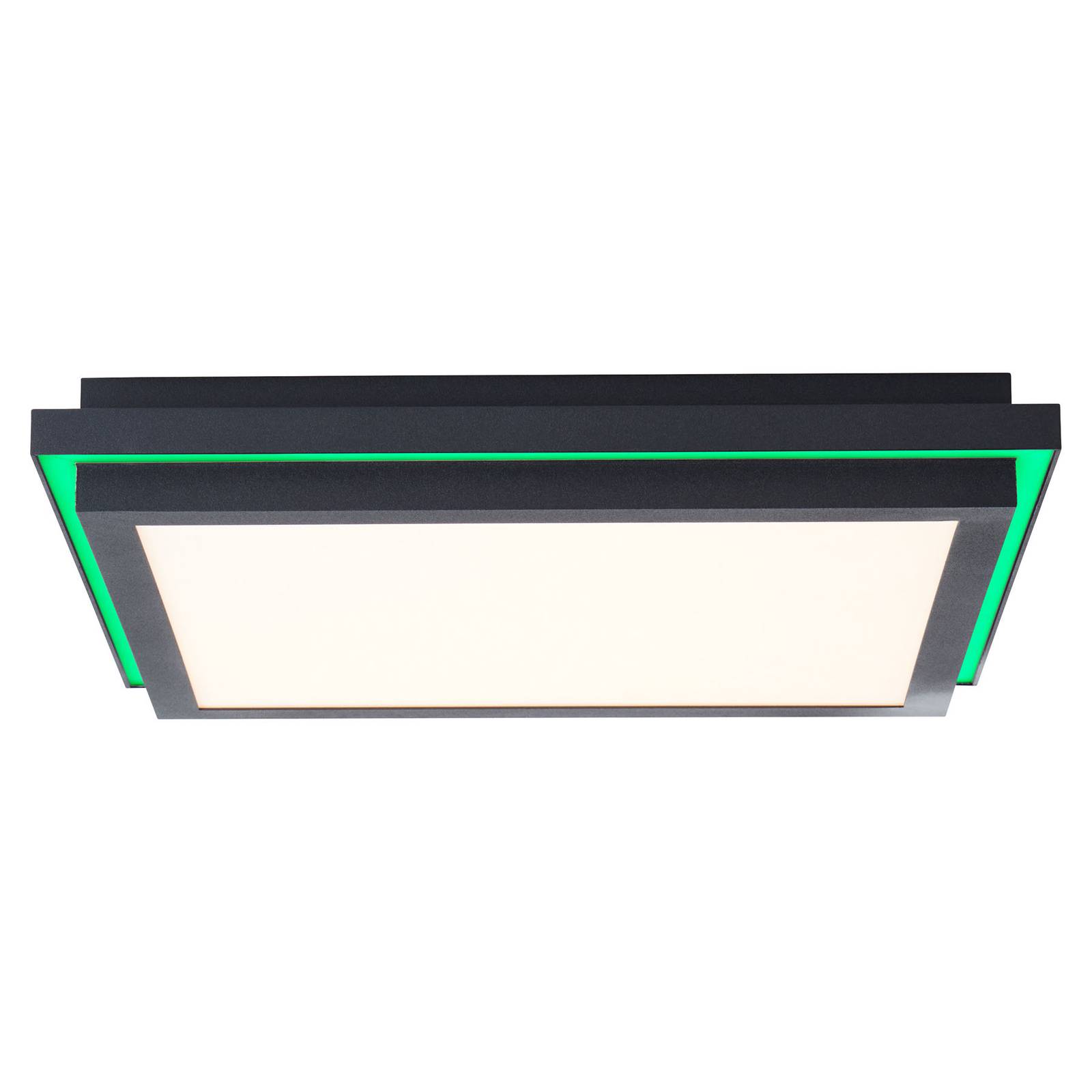 Image of AEG Loren panneau LED CCT dimmable noir 40x40cm 4004353386596