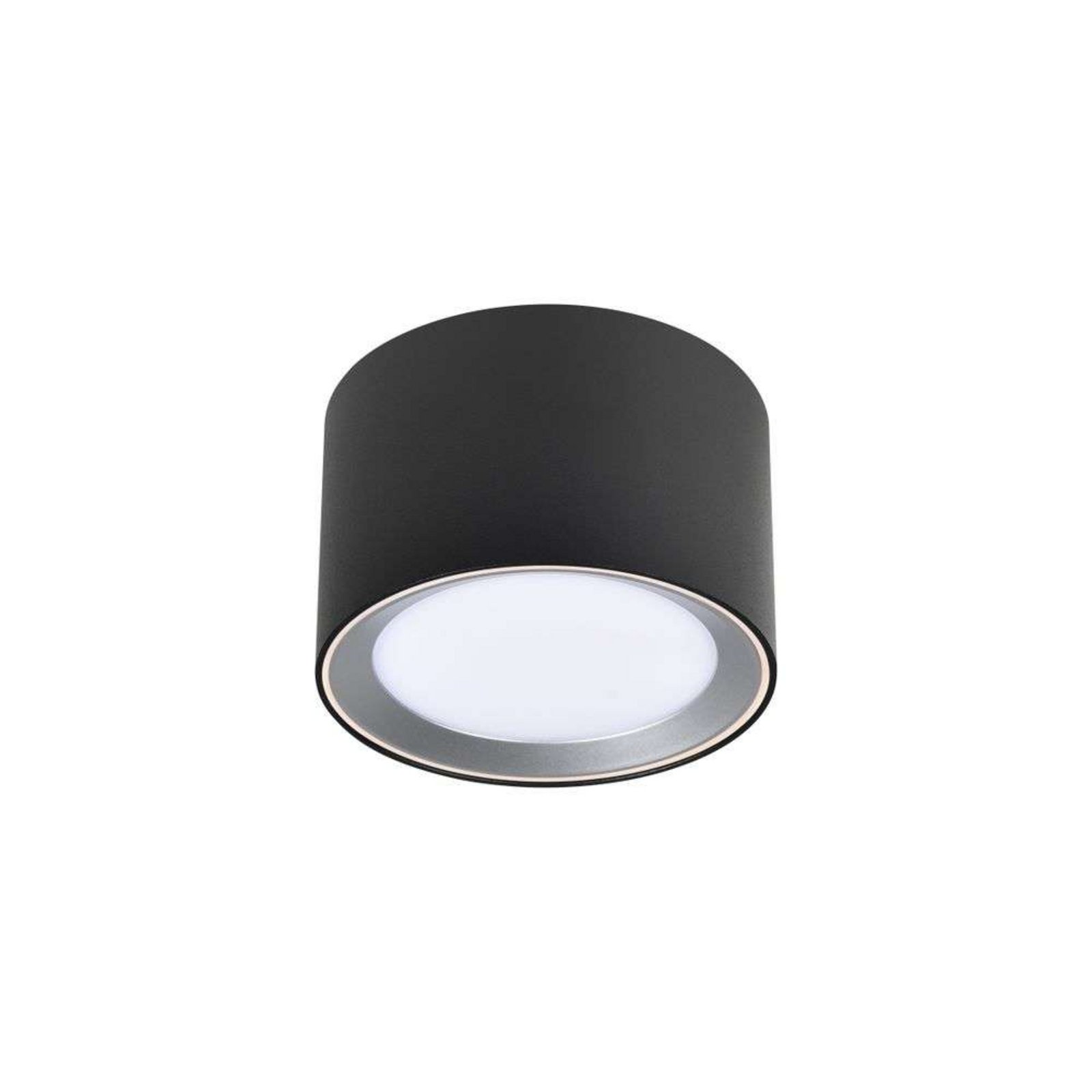 Spot pour plafond LED Landon Smart, noir, hauteur 8,2 cm