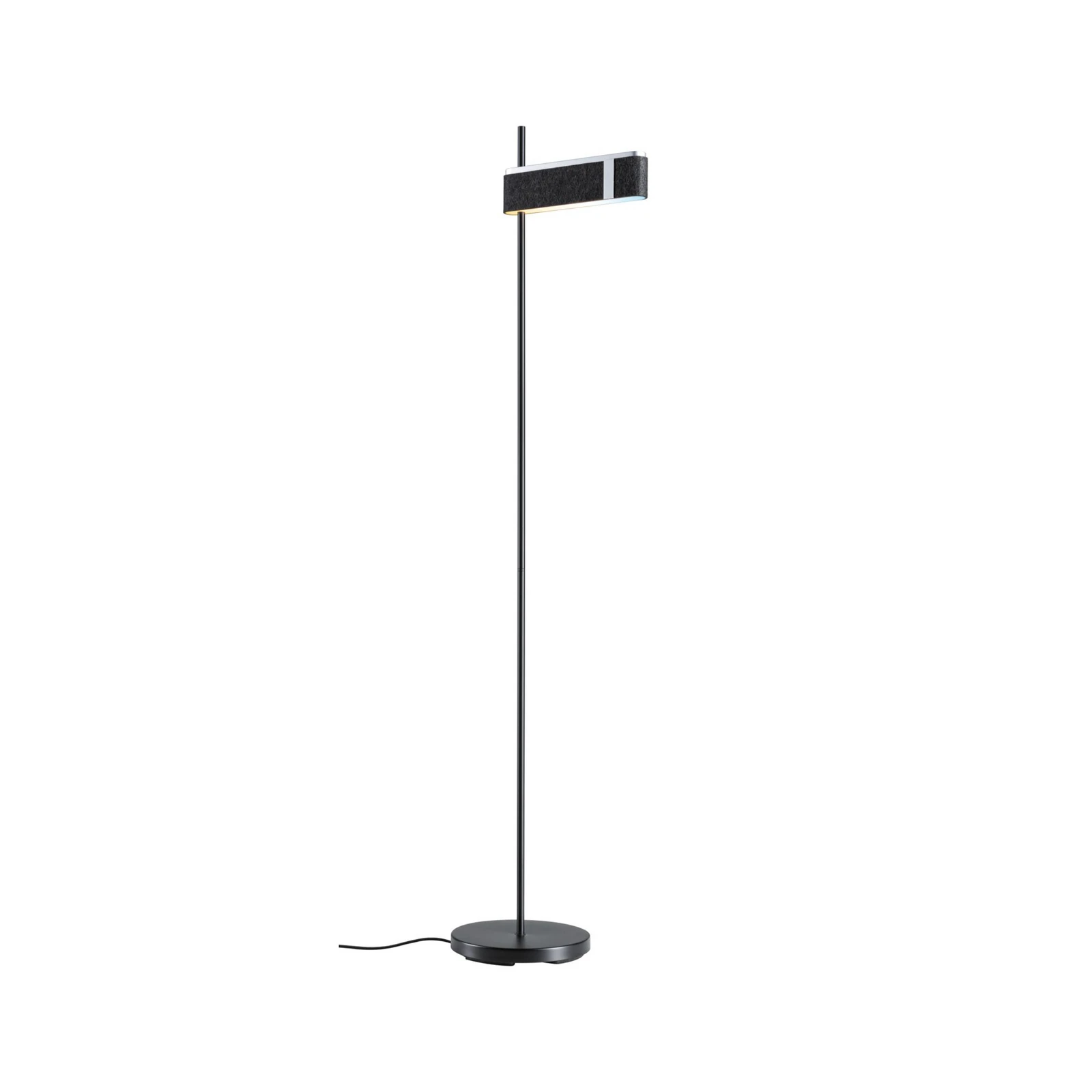Candeeiro de pé LED Paulmann Smart Jagun, antracite, 151 cm, feltro