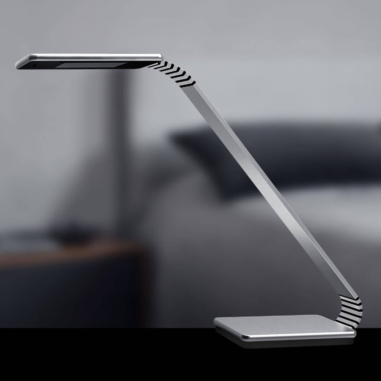 Trae TRAE Maze 2 LED desk lamp, 4,000 K aluminium, for Workroom / Office, aluminium, 10.2 W, W: 14 cm, H: 42 cm