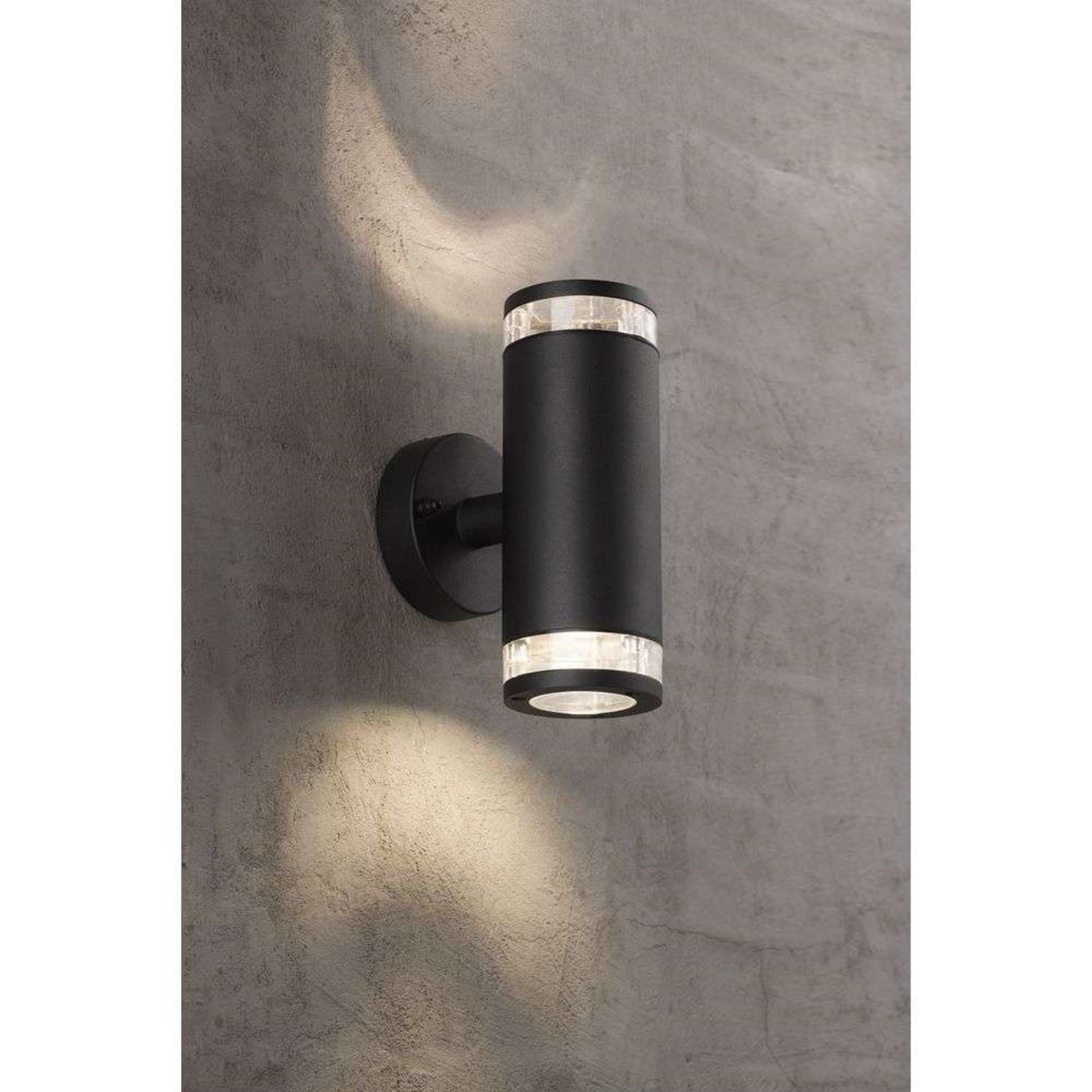 Birk Double Aplica de Exterior Black - Nordlux