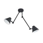 Phina 2 Stropné Lampa Black - Lucande