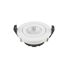 Светодиодна точка за вграждане в таван Diled, Ø 8,5 cm, 6 W, 3000 K, бяла