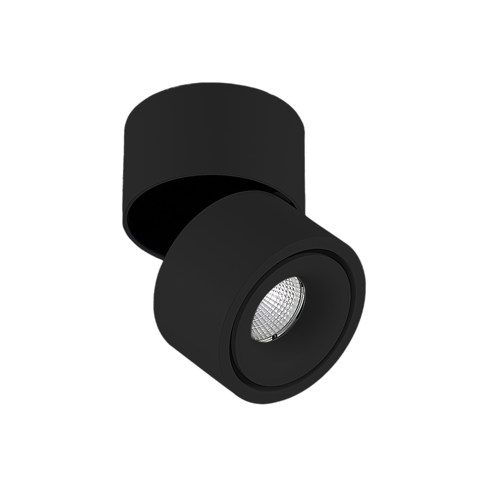 Arcchio LED-Deckenstrahler Rotari, 6,1W, 1-flammig, schwarz