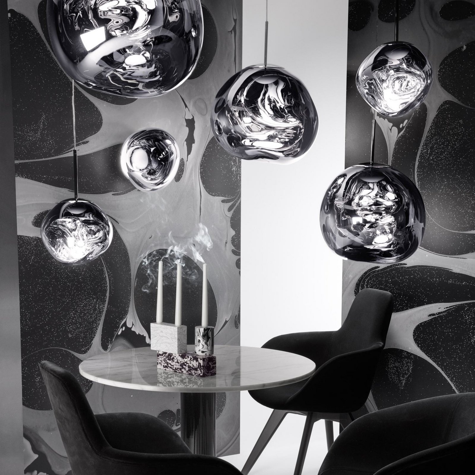 Melt LED-pendellampe Chrome - Tom Dixon Melt LED-pendellampe Chrome - Tom Dixon