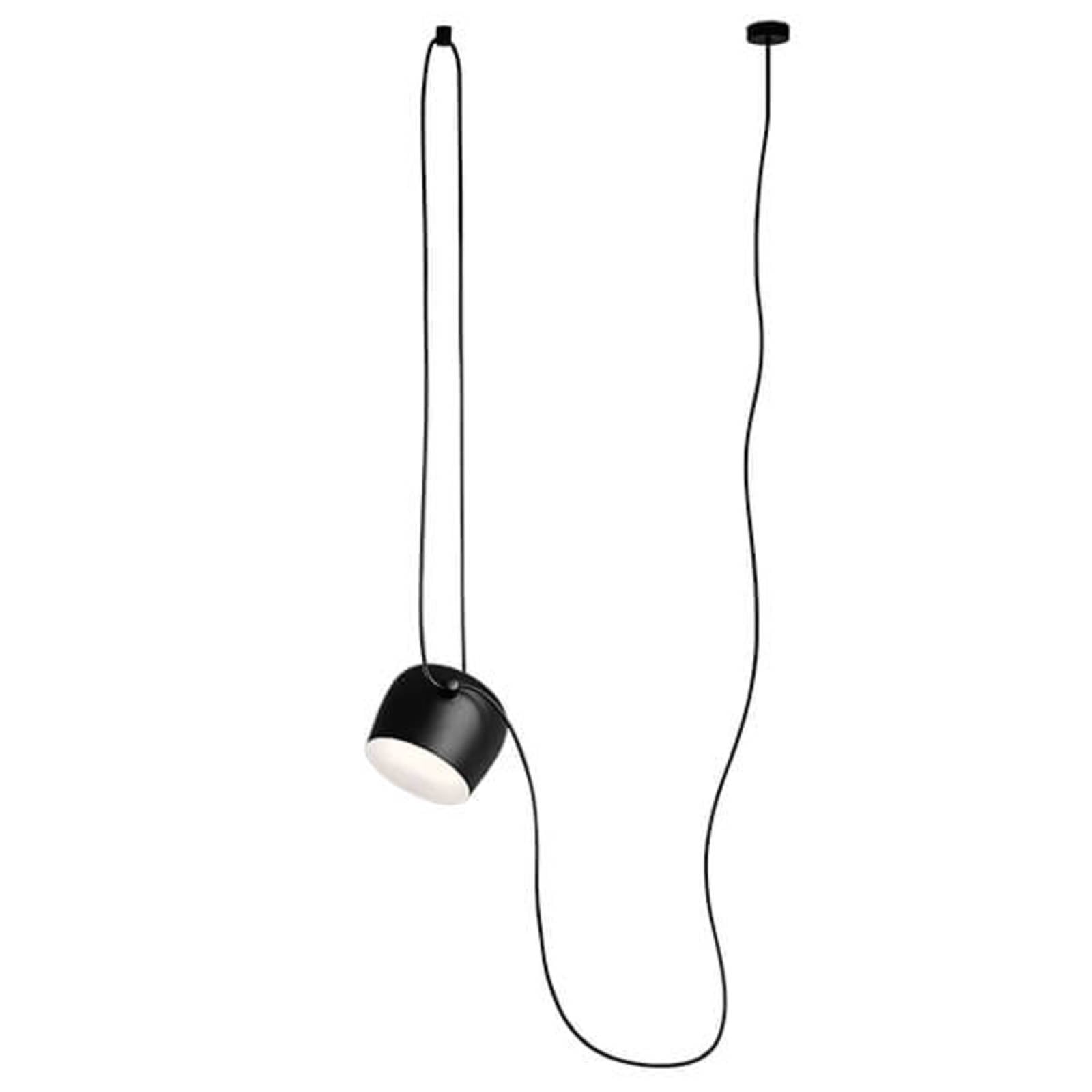 FLOS Aim LED-Design-Pendelleuchte, schwarz
