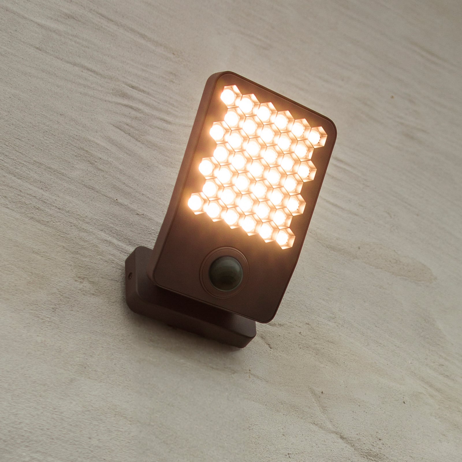 ATLANTIS LED kültéri fali lámpa, sötét szürke, 22 cm, IP54