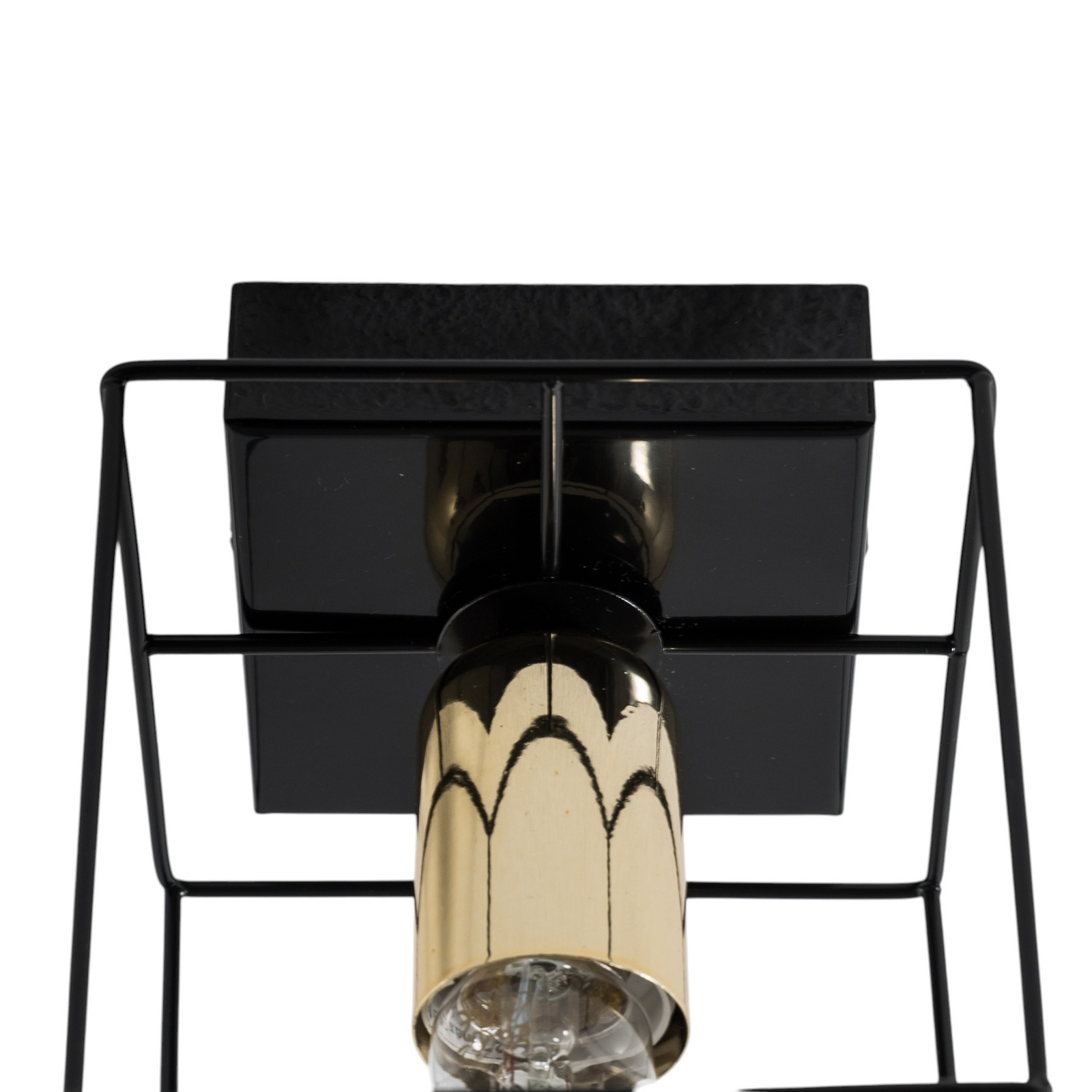 Euluna Mika ceiling light black/gold 1-bulb