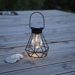 Eddy LED solar decorative lantern, cage lampshade