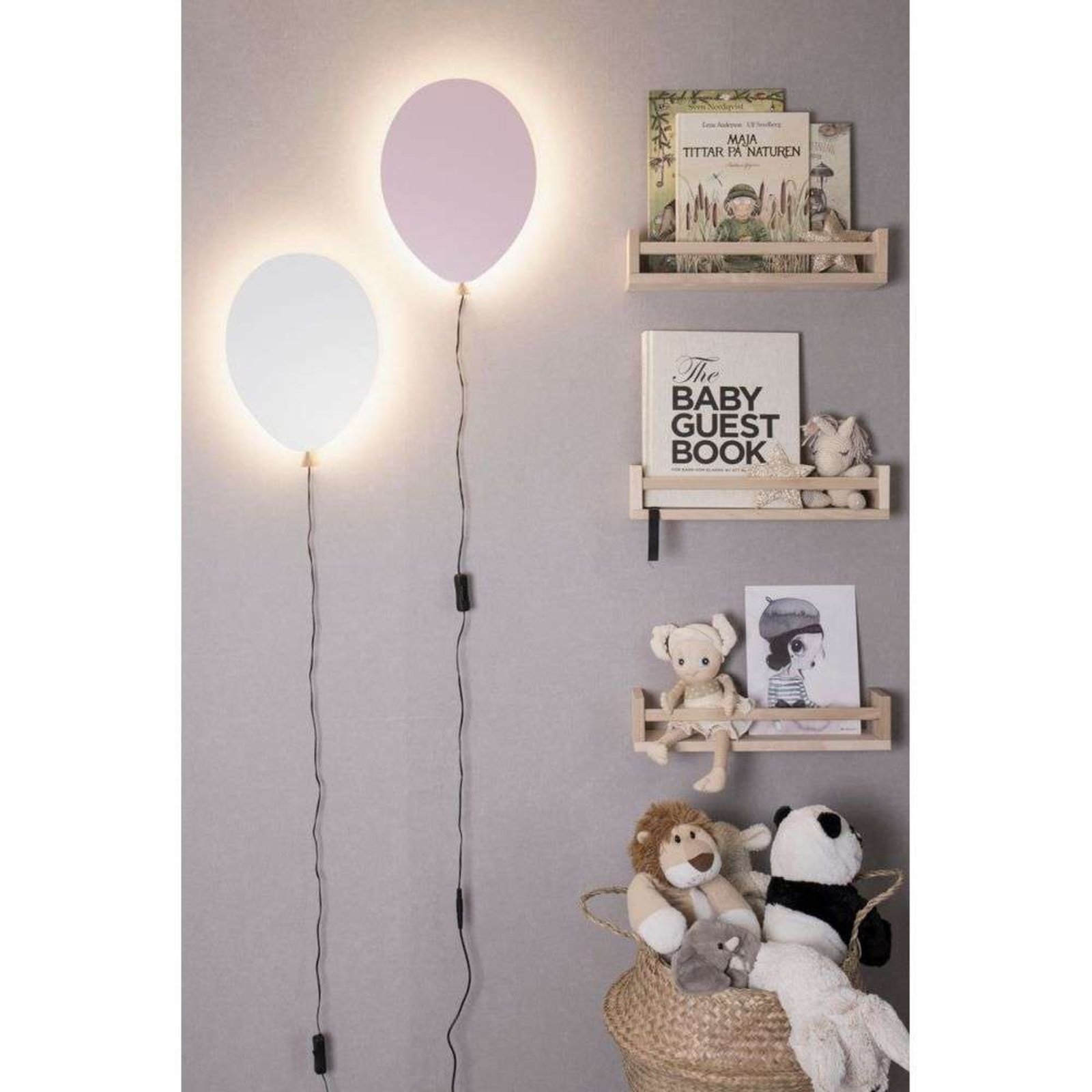 Balloon Wall Lamp Rose - Globen Lighting