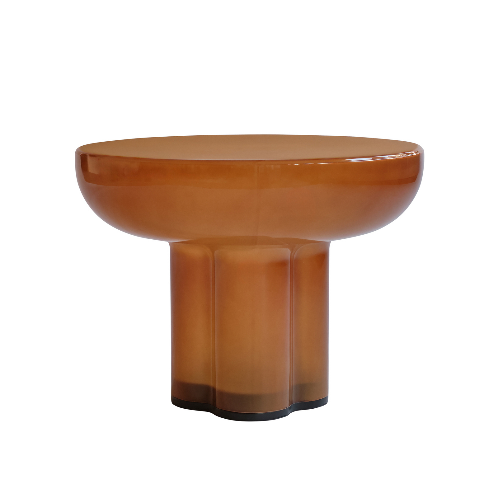 Stolik pomocniczy Crown, karmelowy, 41 cm, szkło – 101 Copenhagen