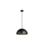 SLV Żyrandol Forchini M, 40 cm, czarny/złoty, metal