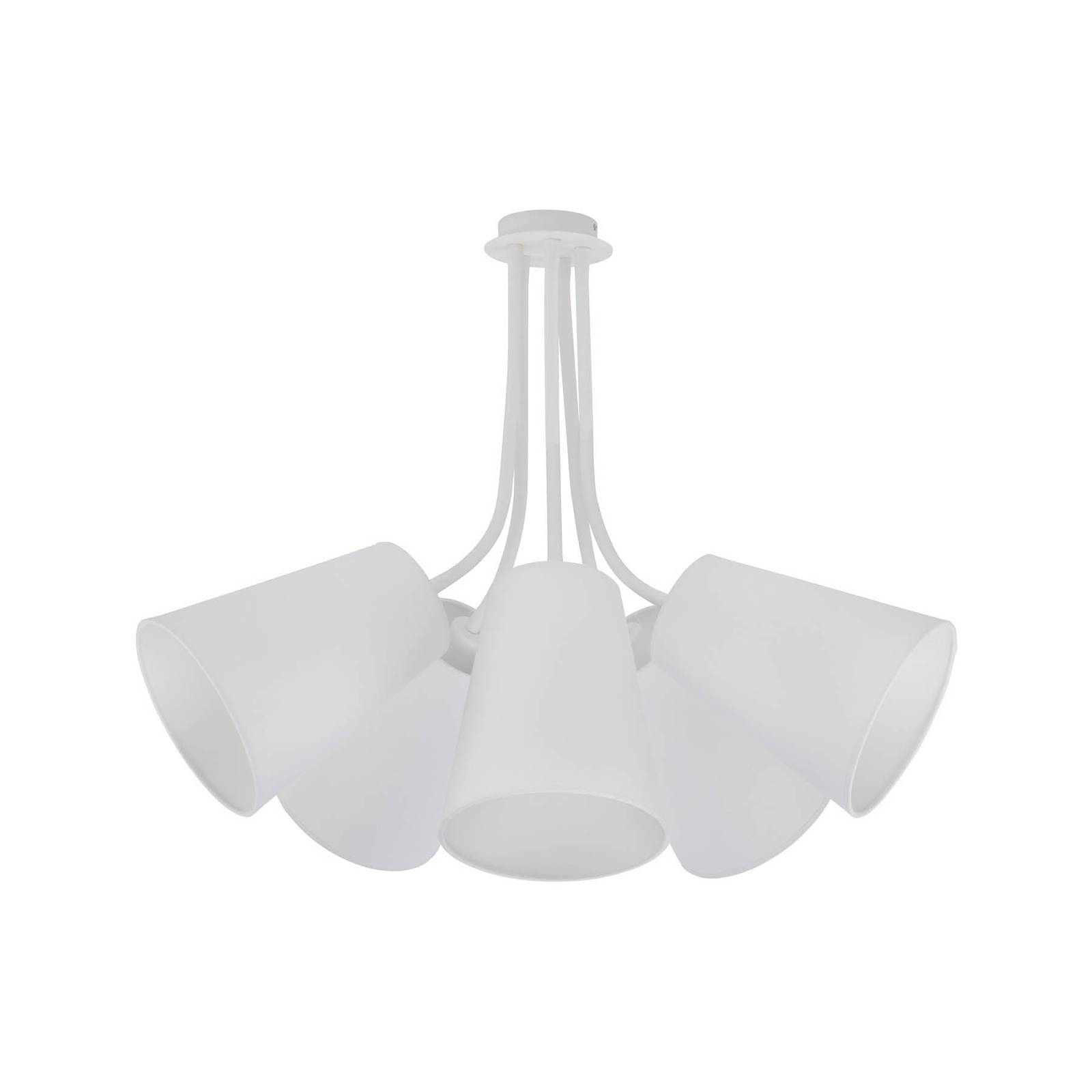 Plafonnier Flex Shade abat-jour mobiles blanc