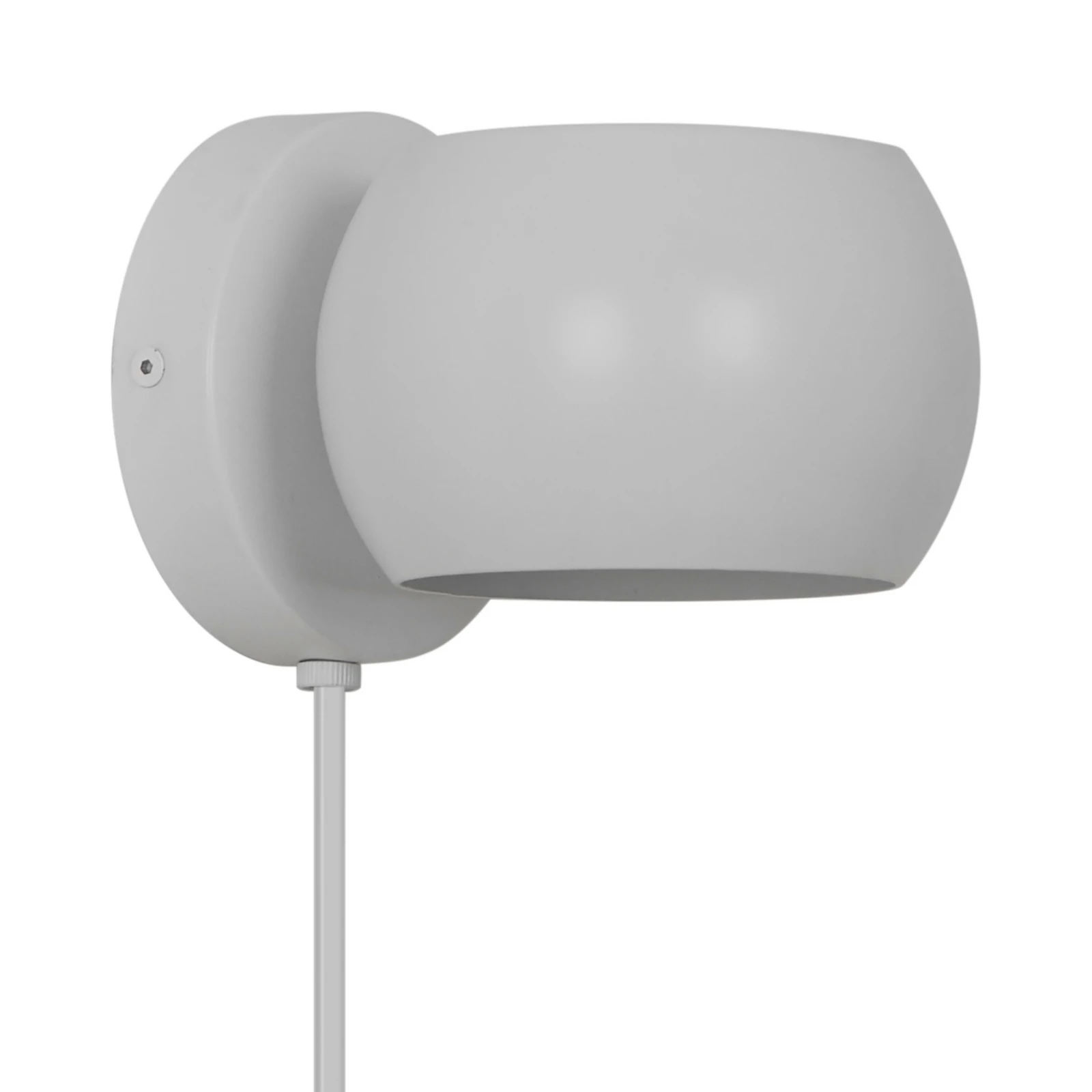 Vegglampe Belir opp/ned med plugg, hvit