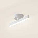 Projetor LED Lindby Eldrin, branco, 8.3W, 1 lâmpada, metal, 25cm