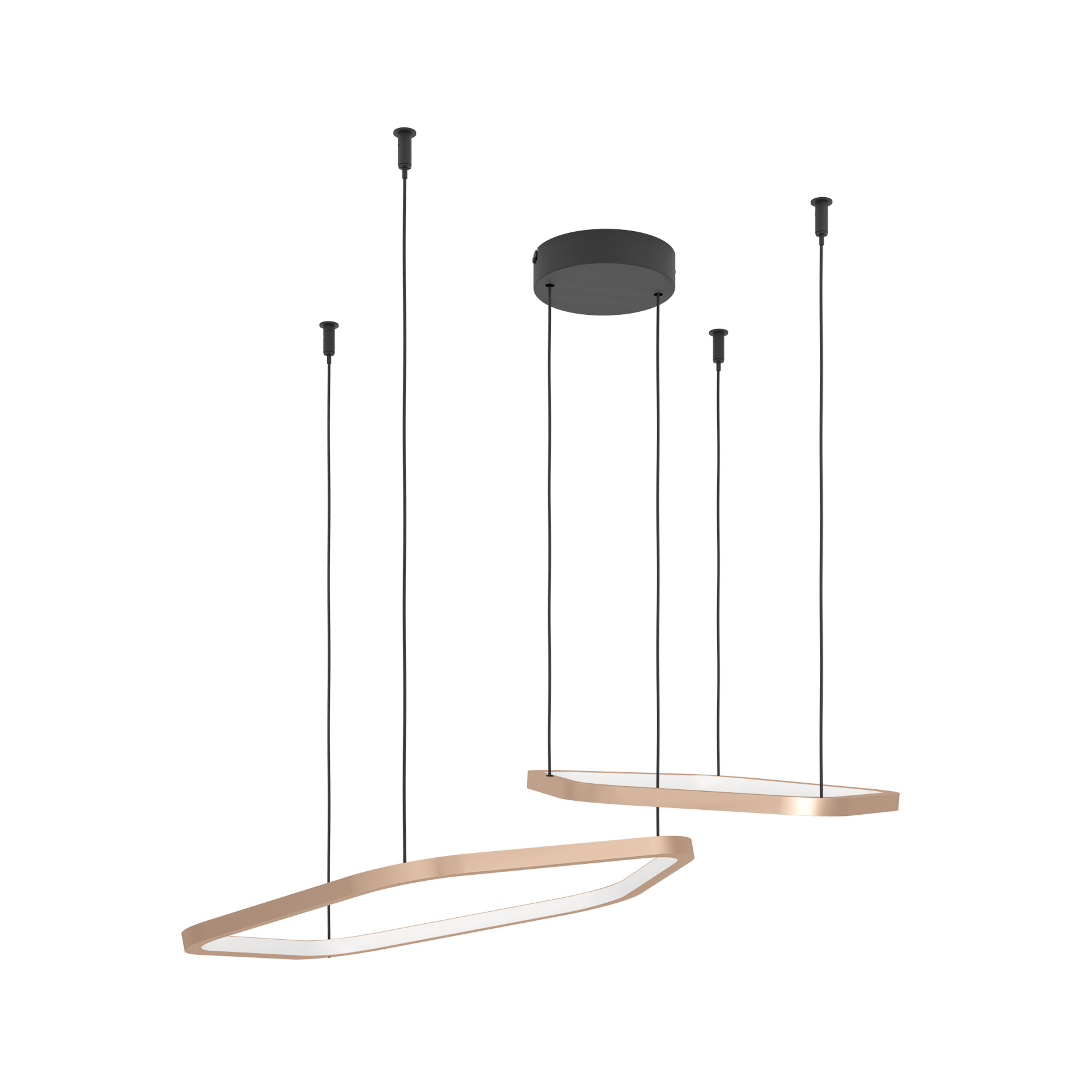 Estrella LED-riippuvalaisin, pronssi, 2-lamppuinen, CCT - Stars of Light