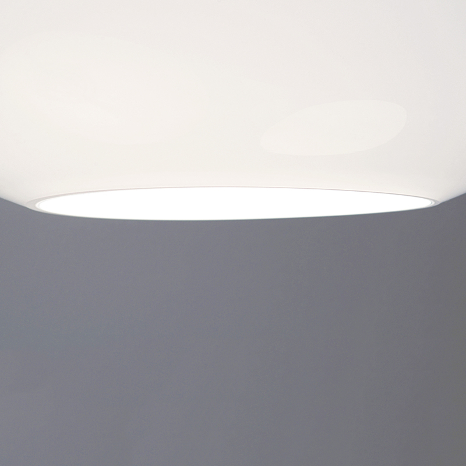 AIH - lampada a sospensione 28 cm bianco lucido