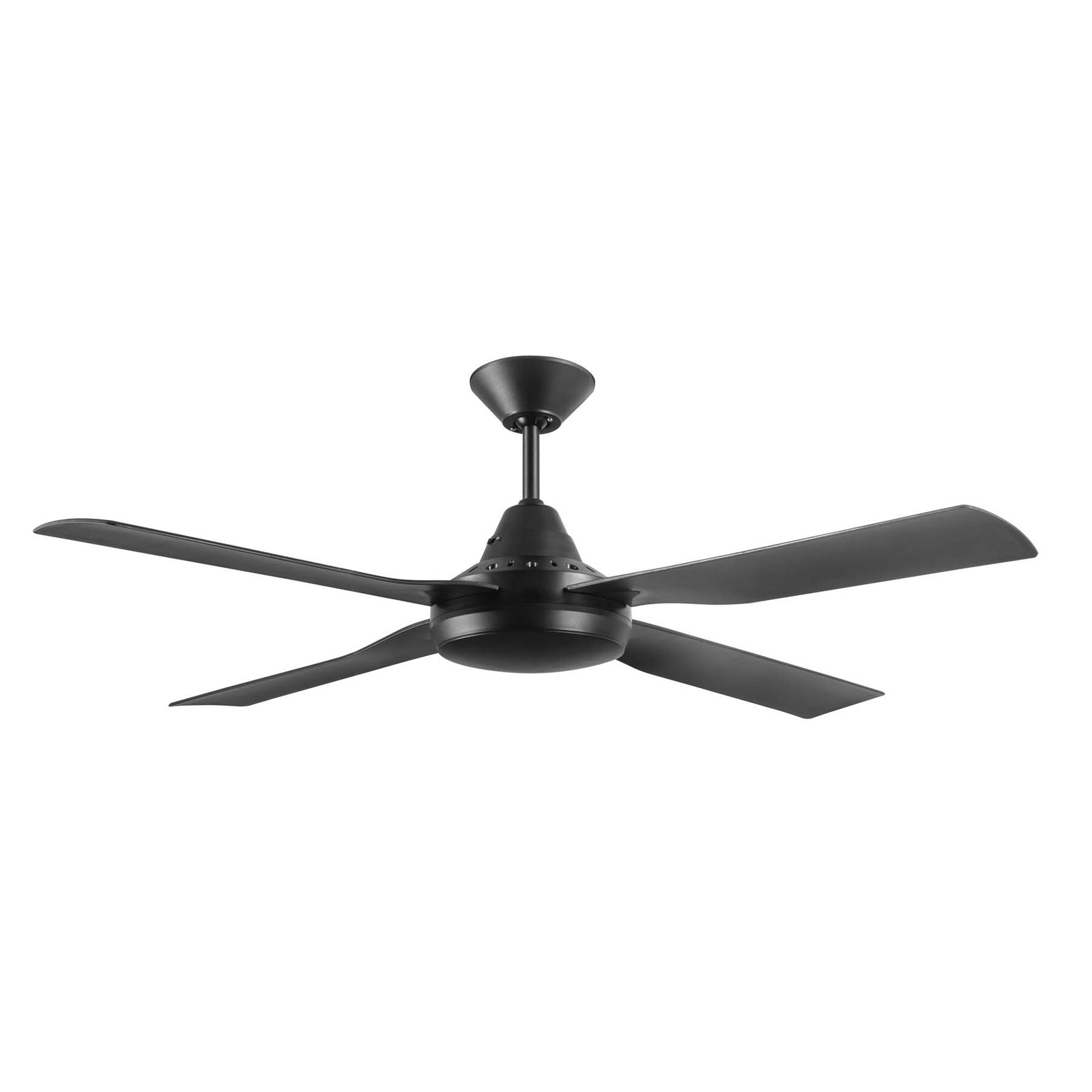 Beacon ceiling fan with light Moonah, black, quiet
