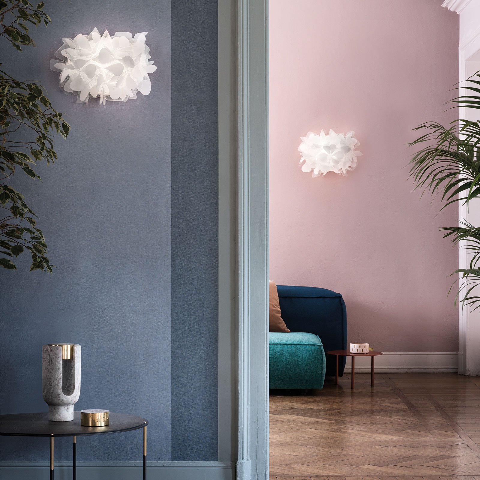 Clizia Mama Non Mama Wandlampe weiß Ø78cm - Slamp