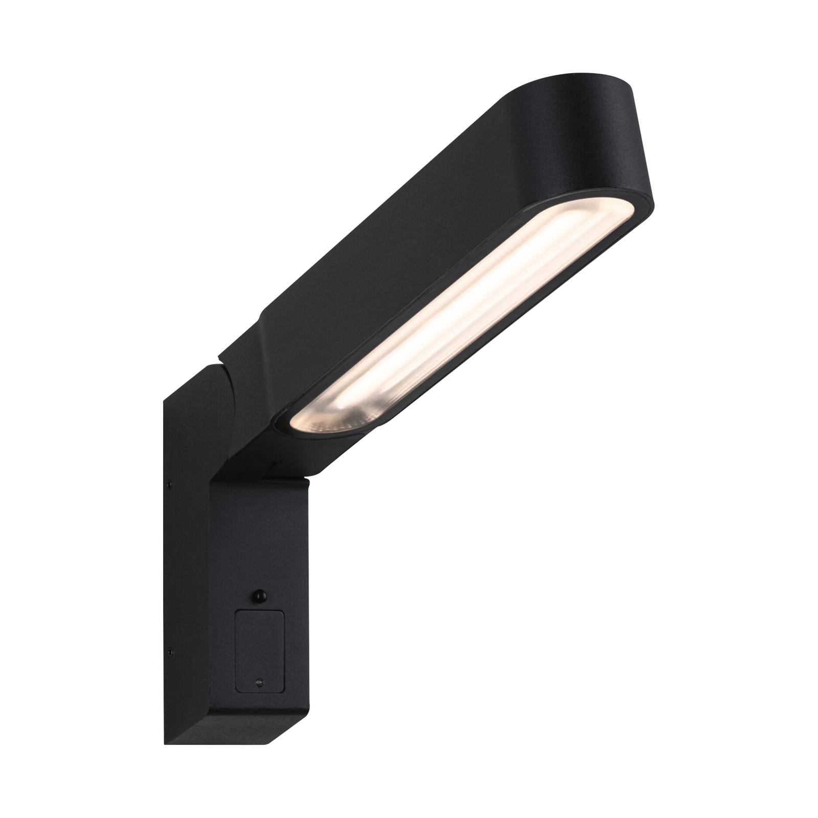 Paulmann Outdoor Sensor Wall Light - Black
