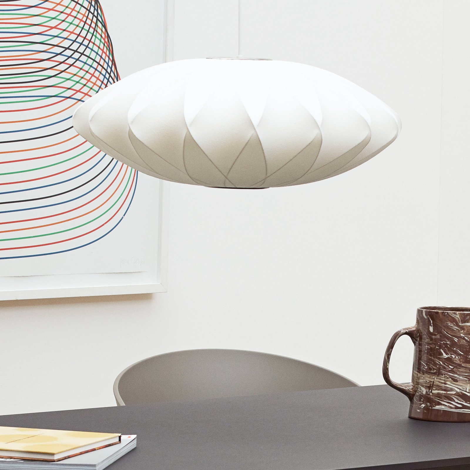 Nelson Saucer Crisscross Bubble Riippuvalaisin S Off-White - Herman Miller