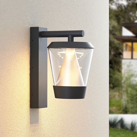 Lucande Tiany LED outdoor wall light, hanging | Lights.co.uk