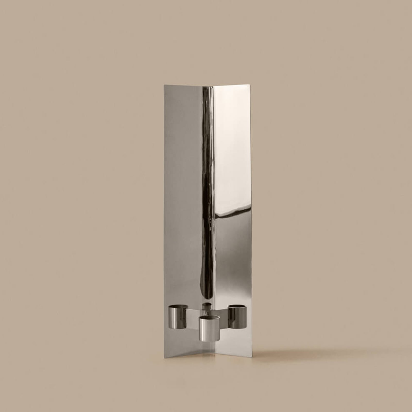 Eddy Wand-Kerzenleuchter, poliert, 1-flammig - ferm LIVING
