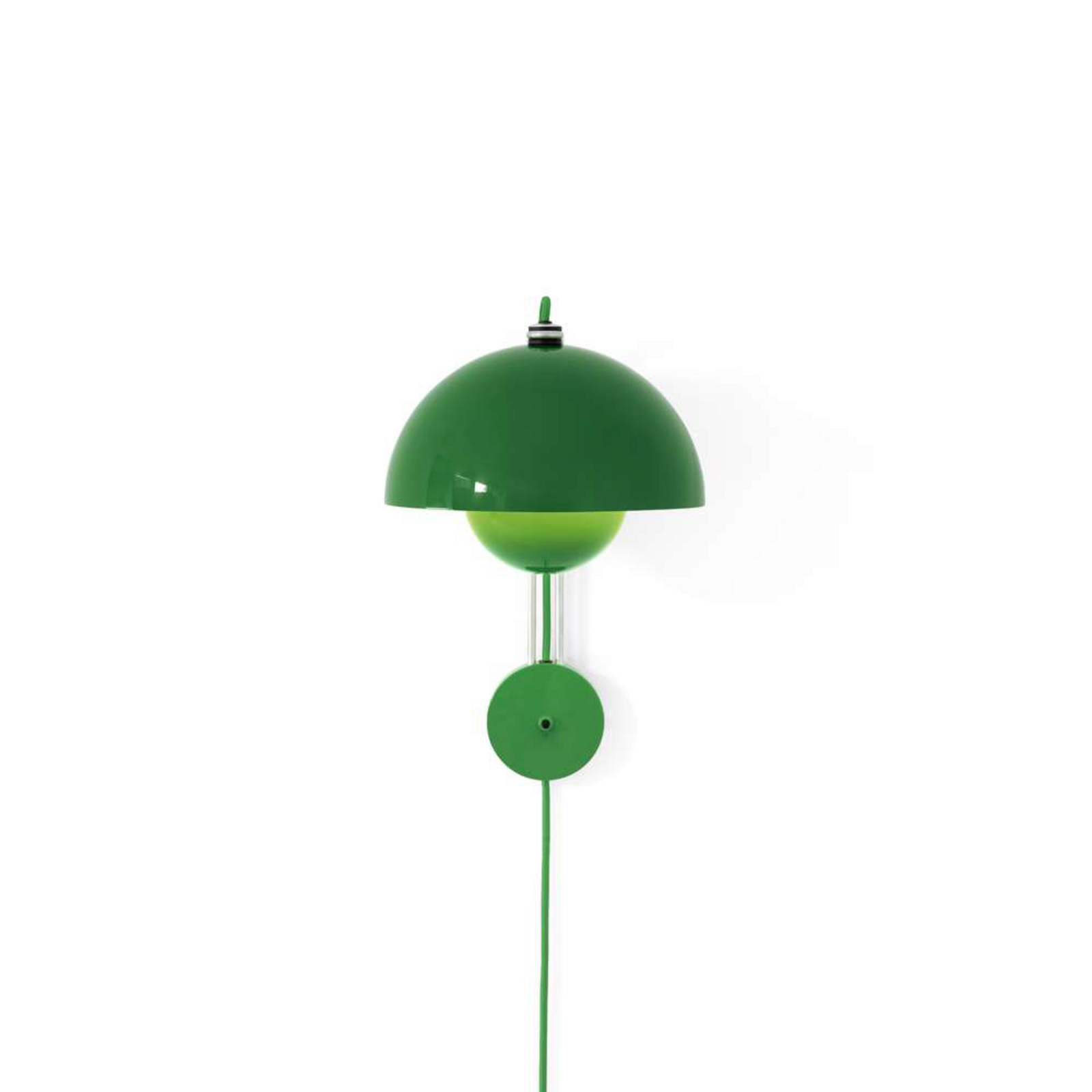 Flowerpot VP8 Candeeiro de Parede Signal Green - &Tradition