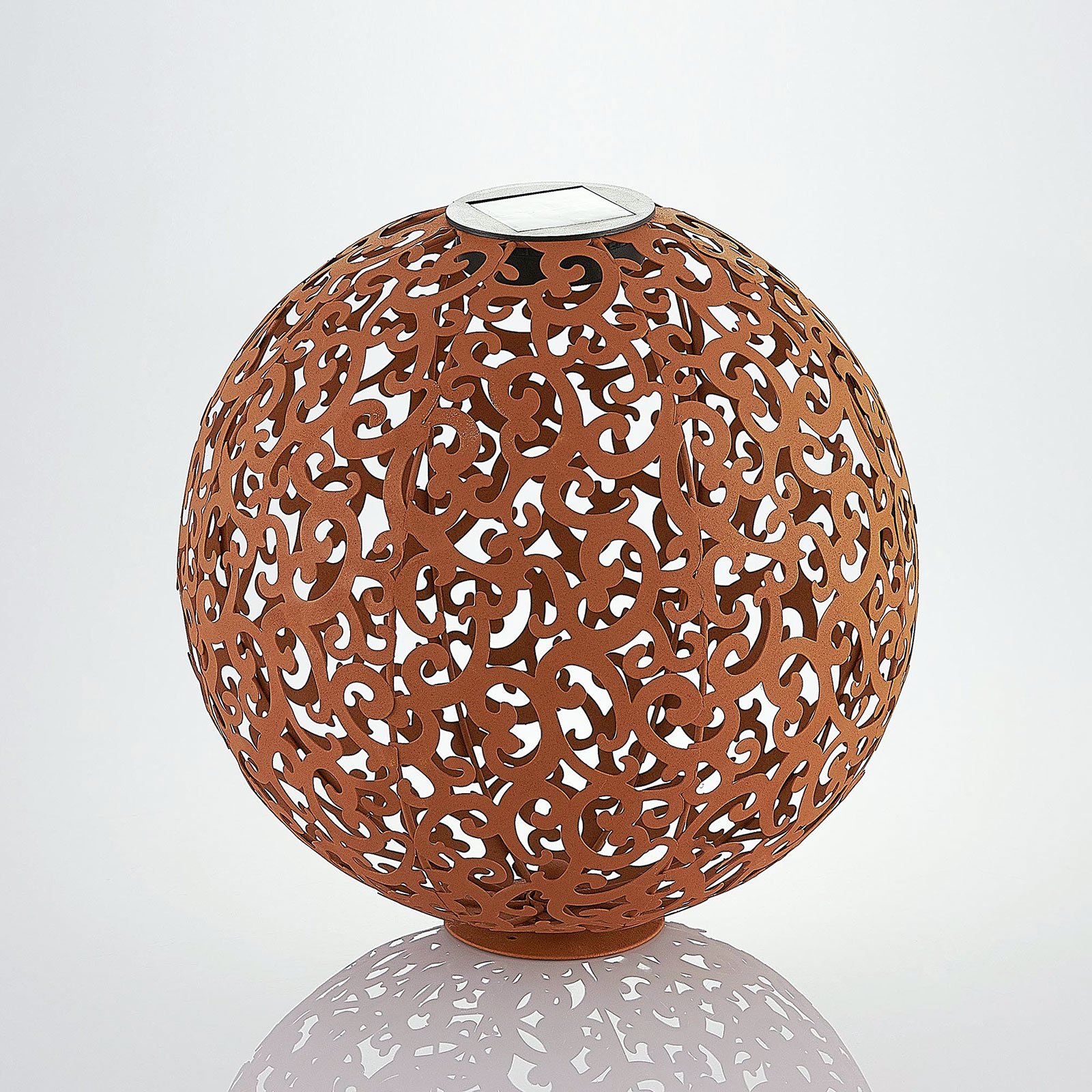 Eduta LED Solarzelle Leuchte w/spike Rust - Lindby