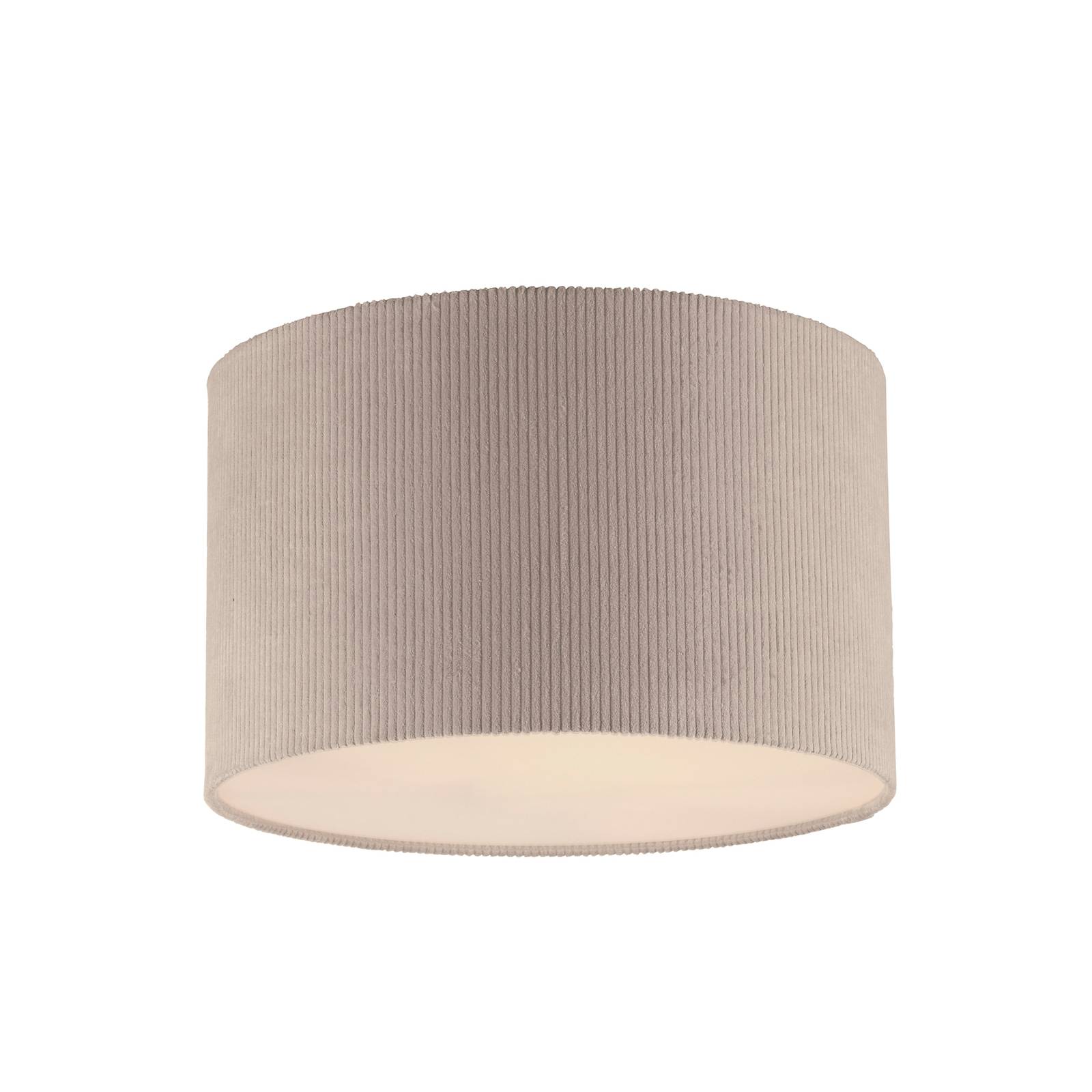 JUST LIGHT. Deckenleuchte Duro, Textil, beige