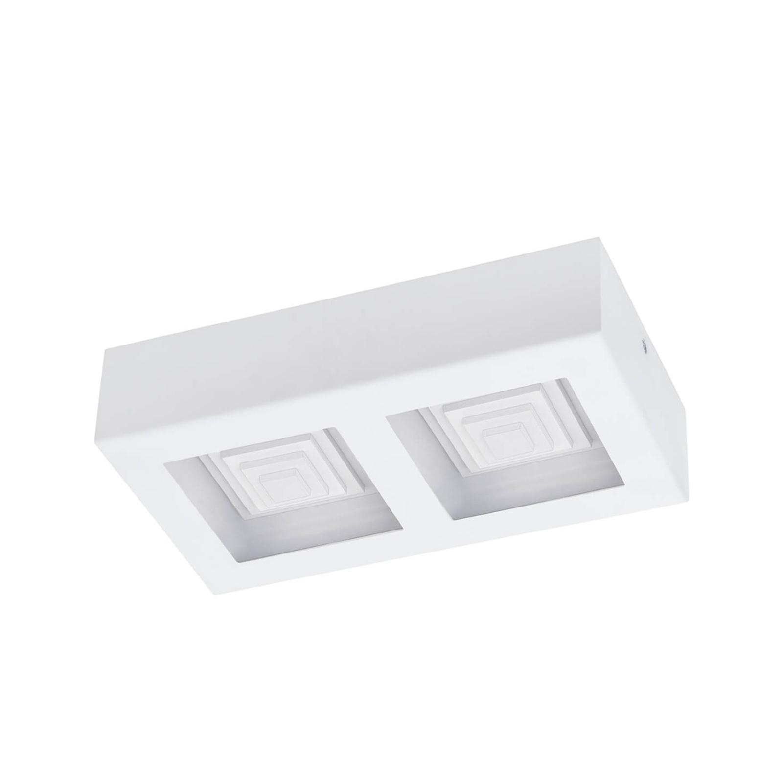 Ferreros - φωτιστικό οροφής LED δύο φώτων σε λευκό χρώμα