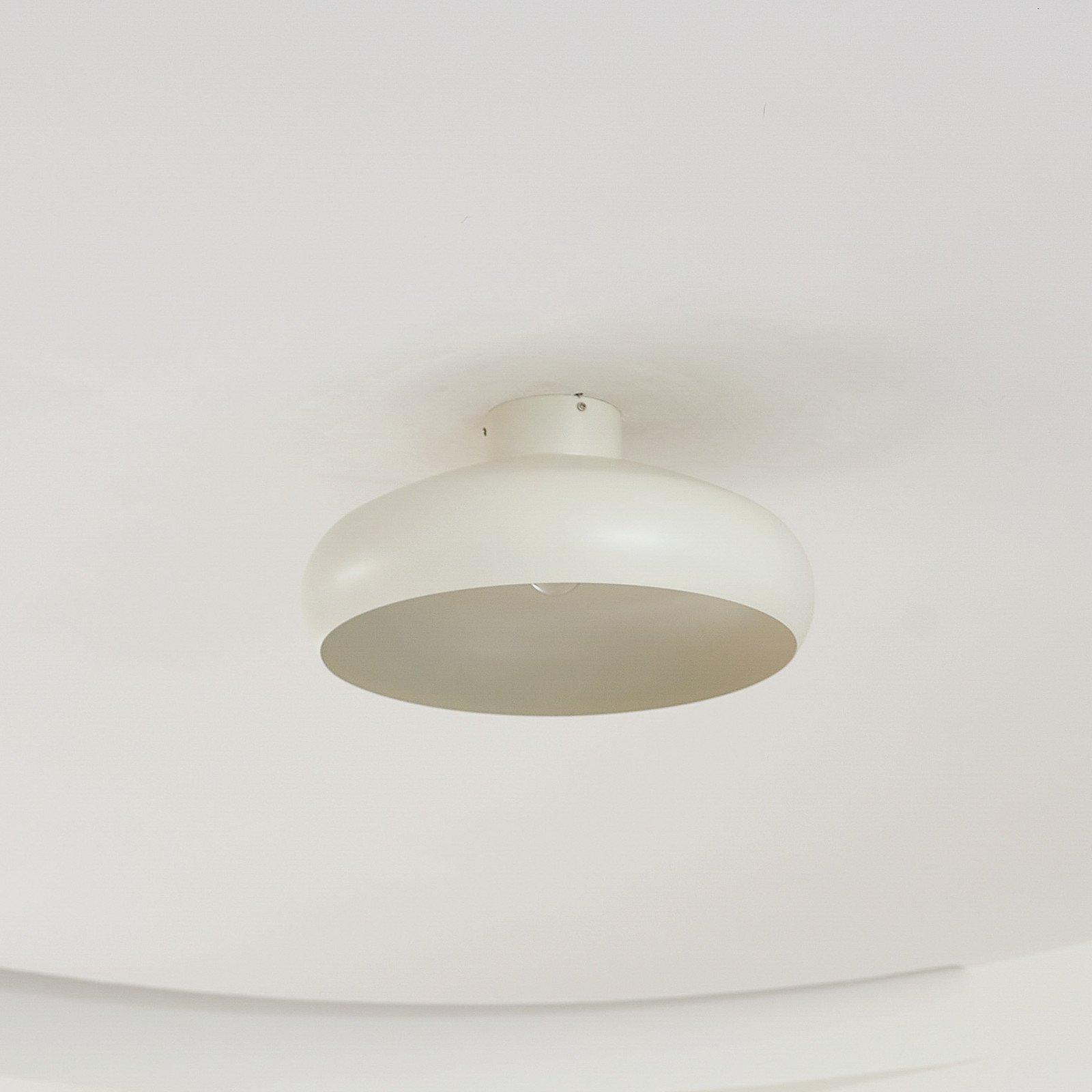 Lindby Elover plafonieră bej Ø 45 cm fier - Camera de zi / sufragerie - modern - Metal