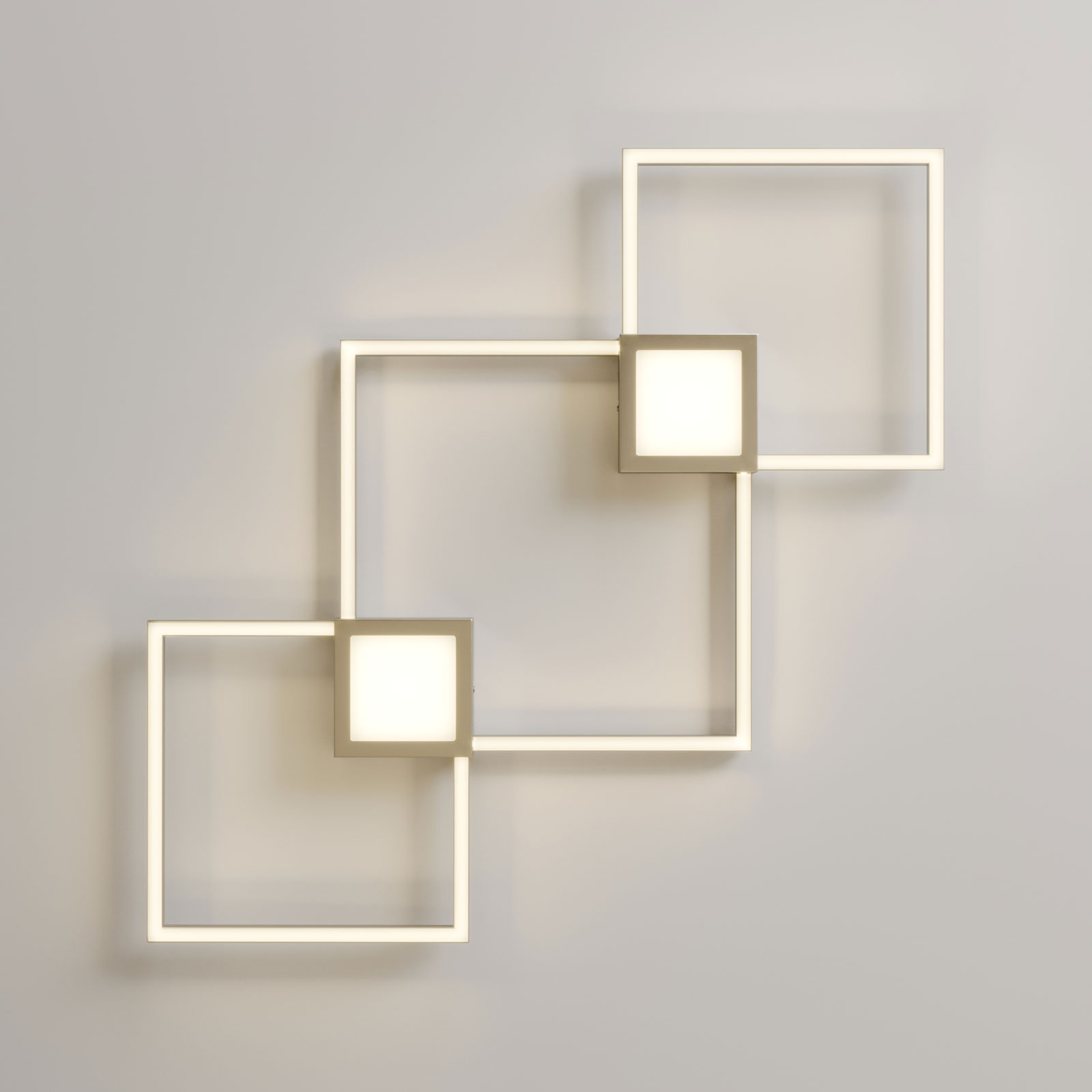 Lindby Makoto LED-Deckenleuchte, 2-flammig dimmbar