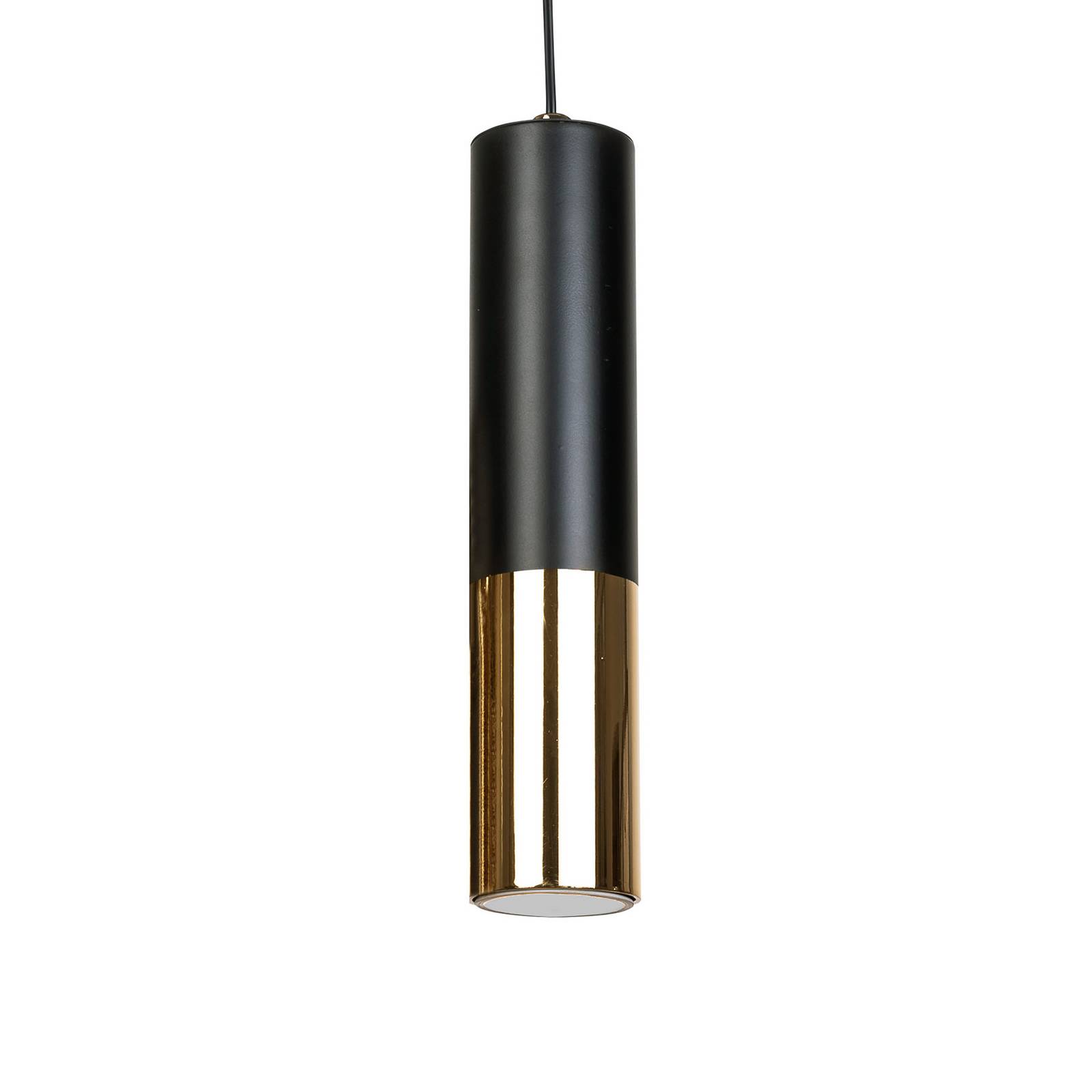 Żyrandol Orino, czarny/złoty, metal, GU10