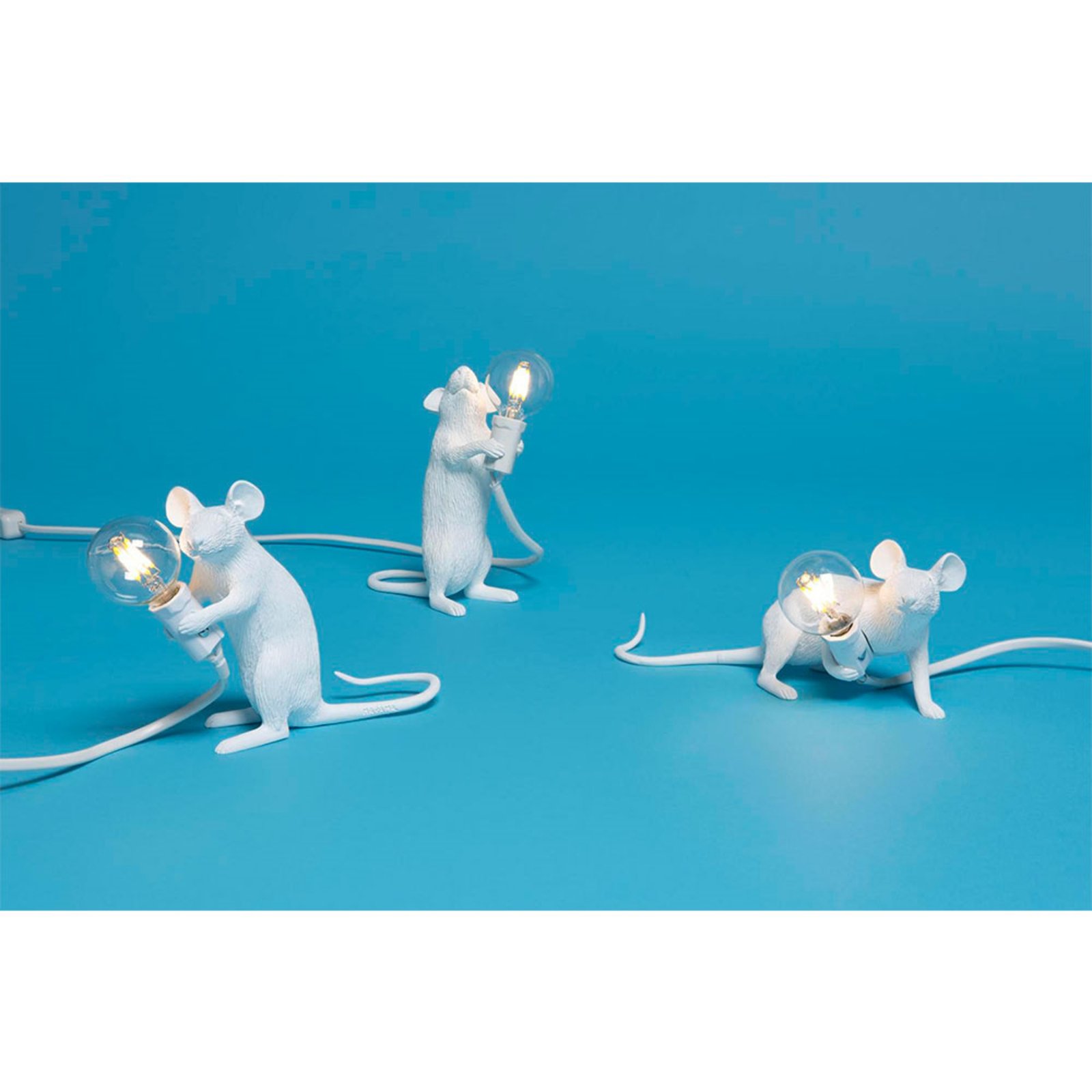 Mouse Lamp Lop Lying Down Candeeiro de Mesa - Seletti