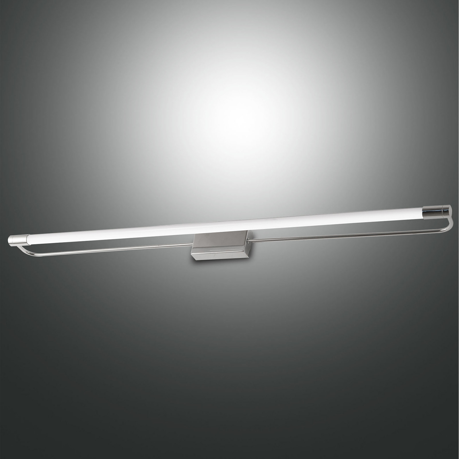 Rapallo LED-vegglampe, krom, IP44