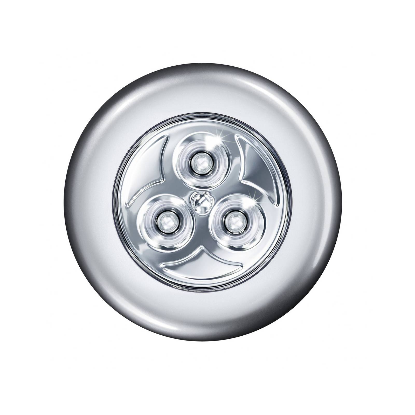 OSRAM LED-Möbelleuchte DOT-IT-CLASSIC, silber, Batterie, dim