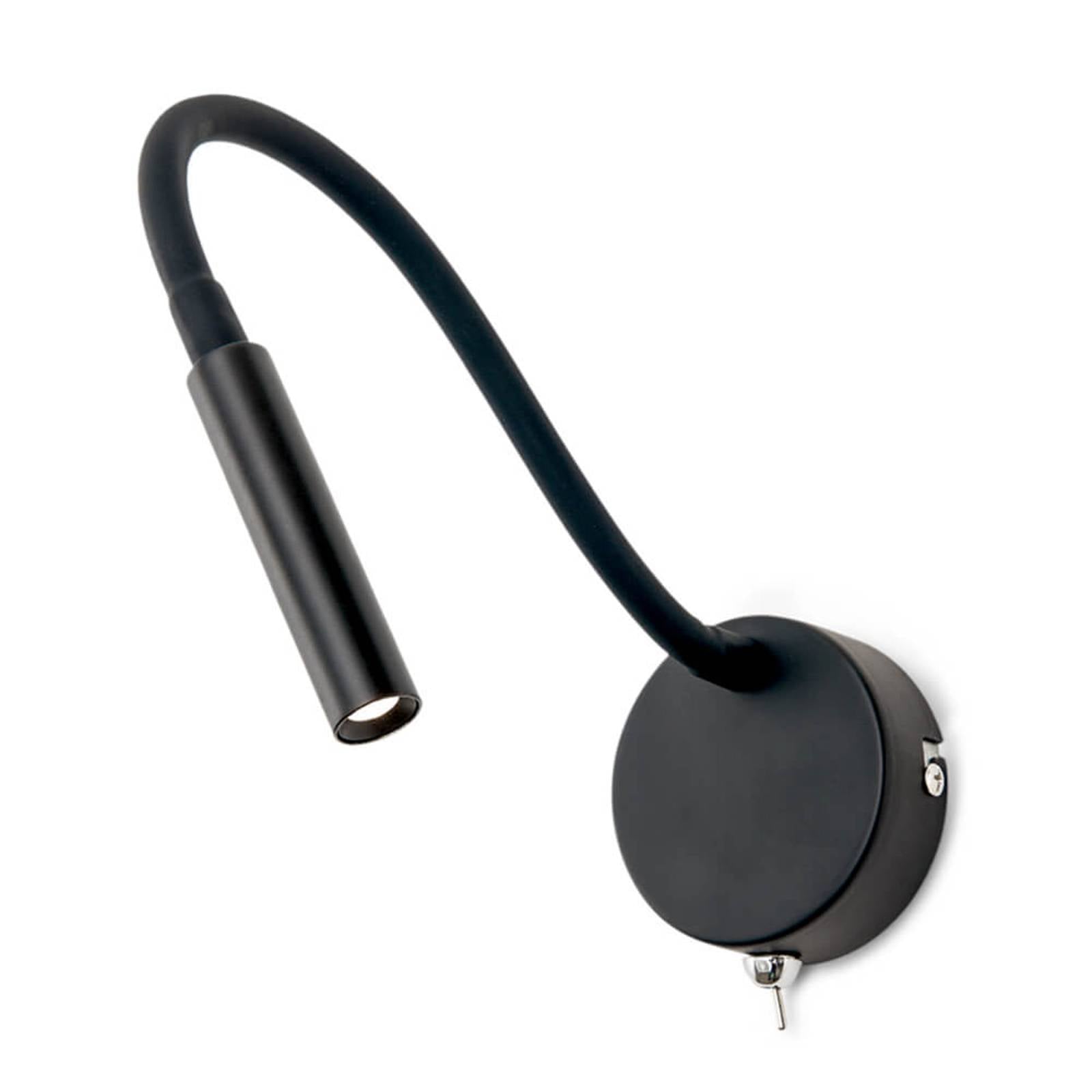 ORION Flexible LED-Wandleuchte Colin in Schwarz