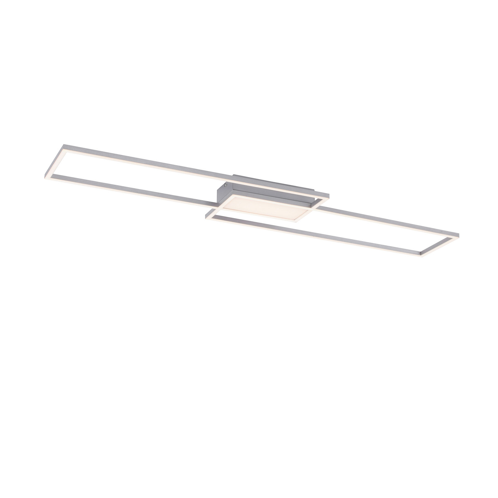 LED stropní svítidlo Asmin, CCT, ocel, 109,5x25,7cm