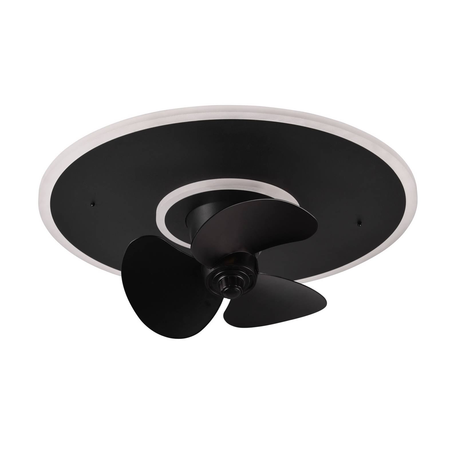 Reality Leuchten - led Deckenleuchte mit Ventilator nybro Fernbedienung Lichtfarbe Wechsel Ø50cm