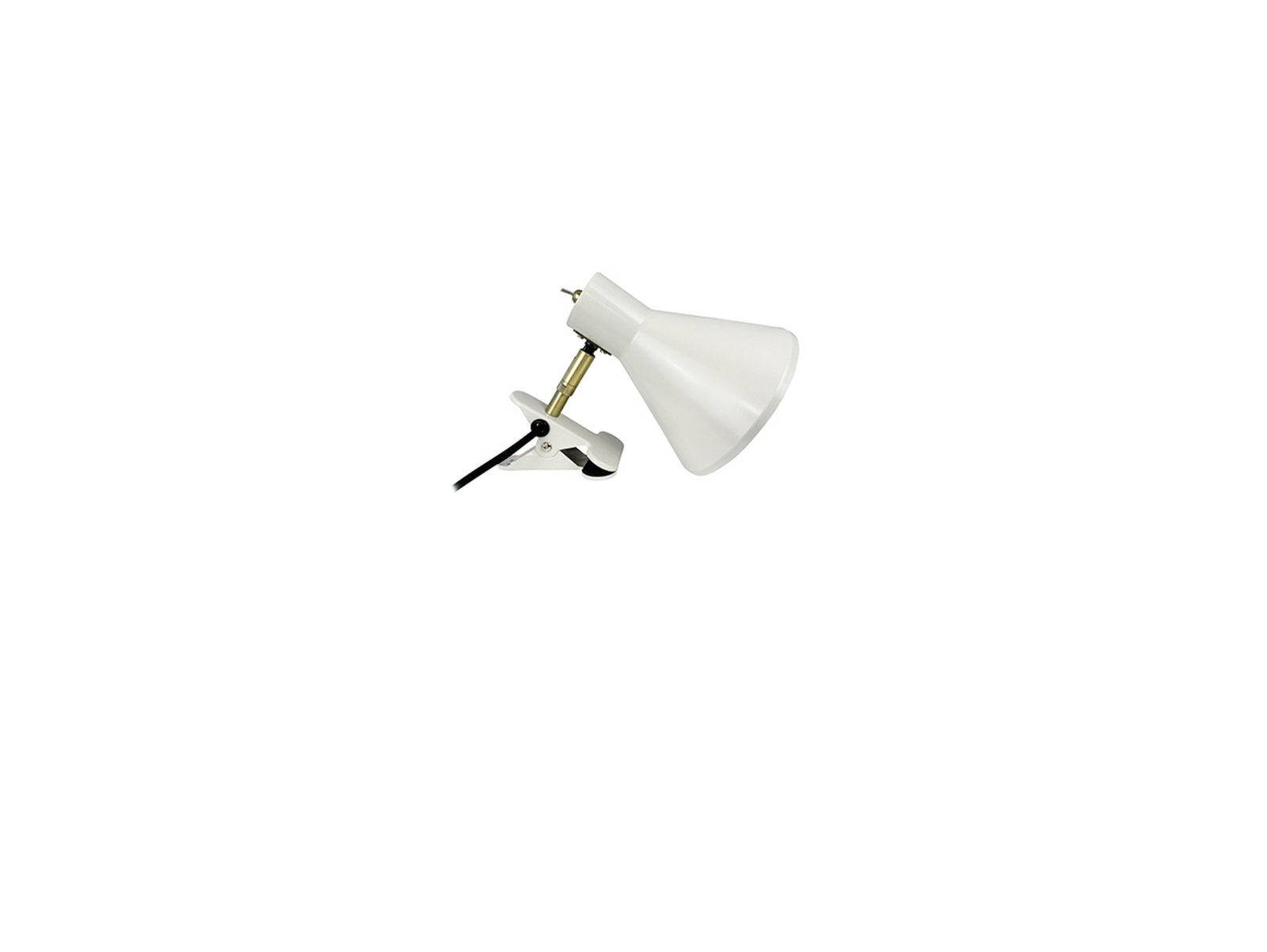 Sleep Lampada con Morsetto Shiny White/Antique Brass - DybergLarsen