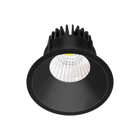 Lampenwelt Arcchio LED-Downlight Niria, schwarz, 4.000K