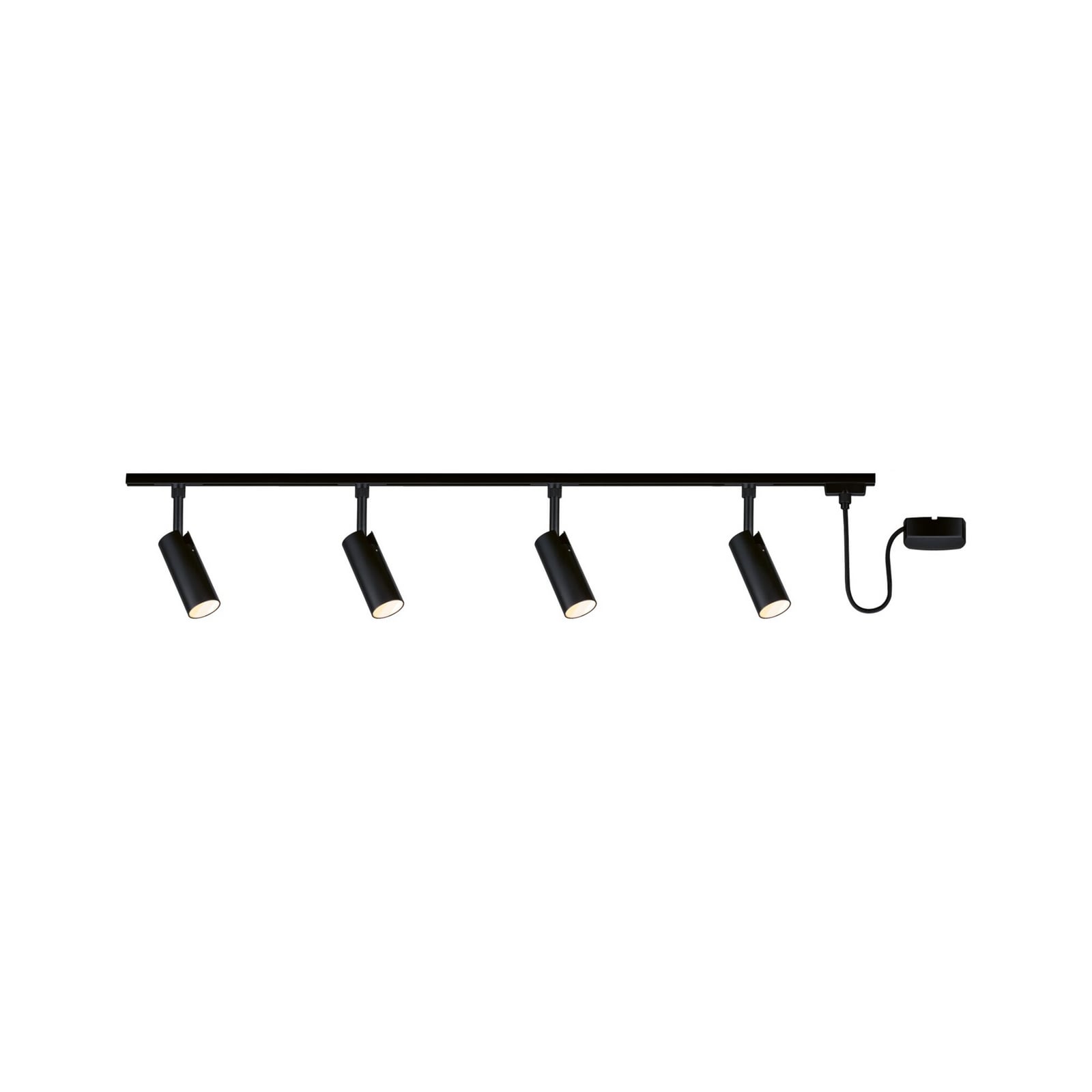 Kit de inicio Paulmann URail Tubo, negro, alimentación por cable CCT Kit de inicio Paulmann URail Tubo, negro, alimentación por cable CCT
